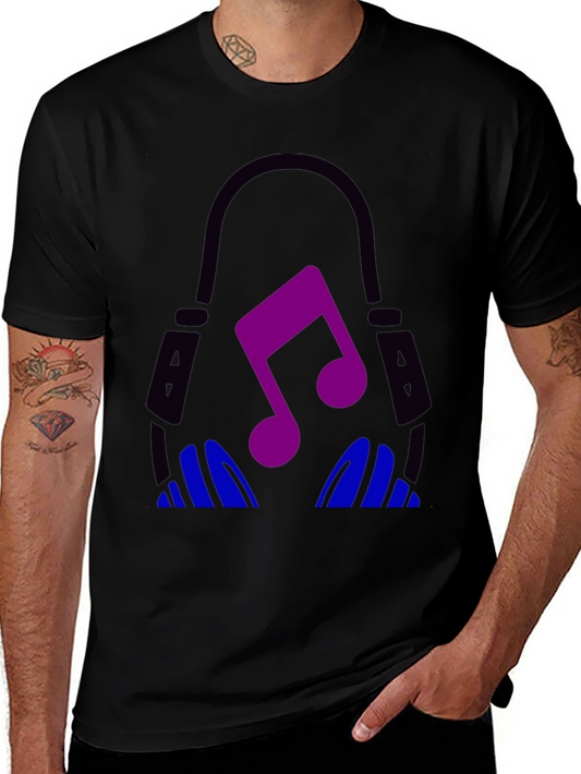 Musical Headphones Graphic Tee