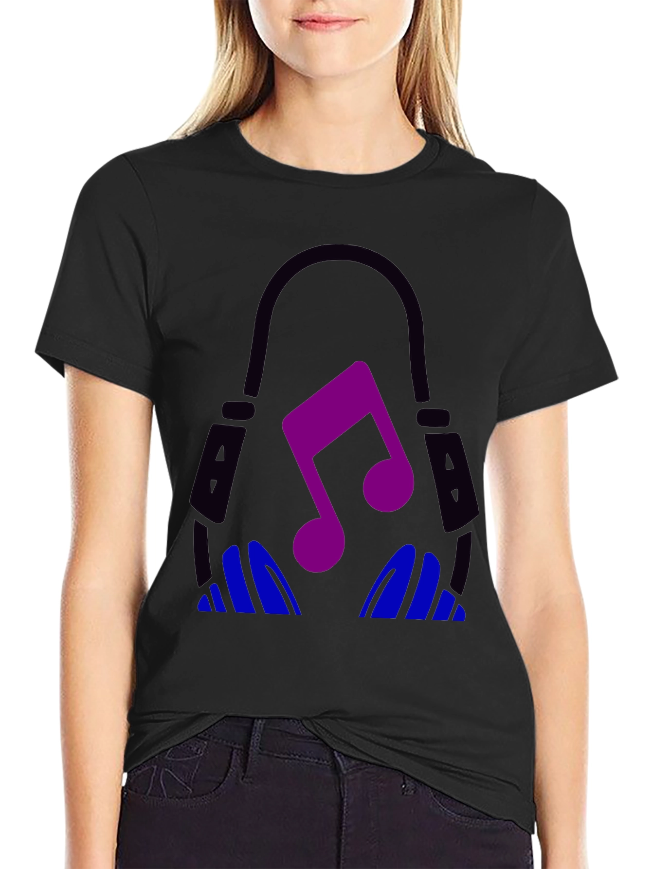 Musical Headphones Graphic Tee