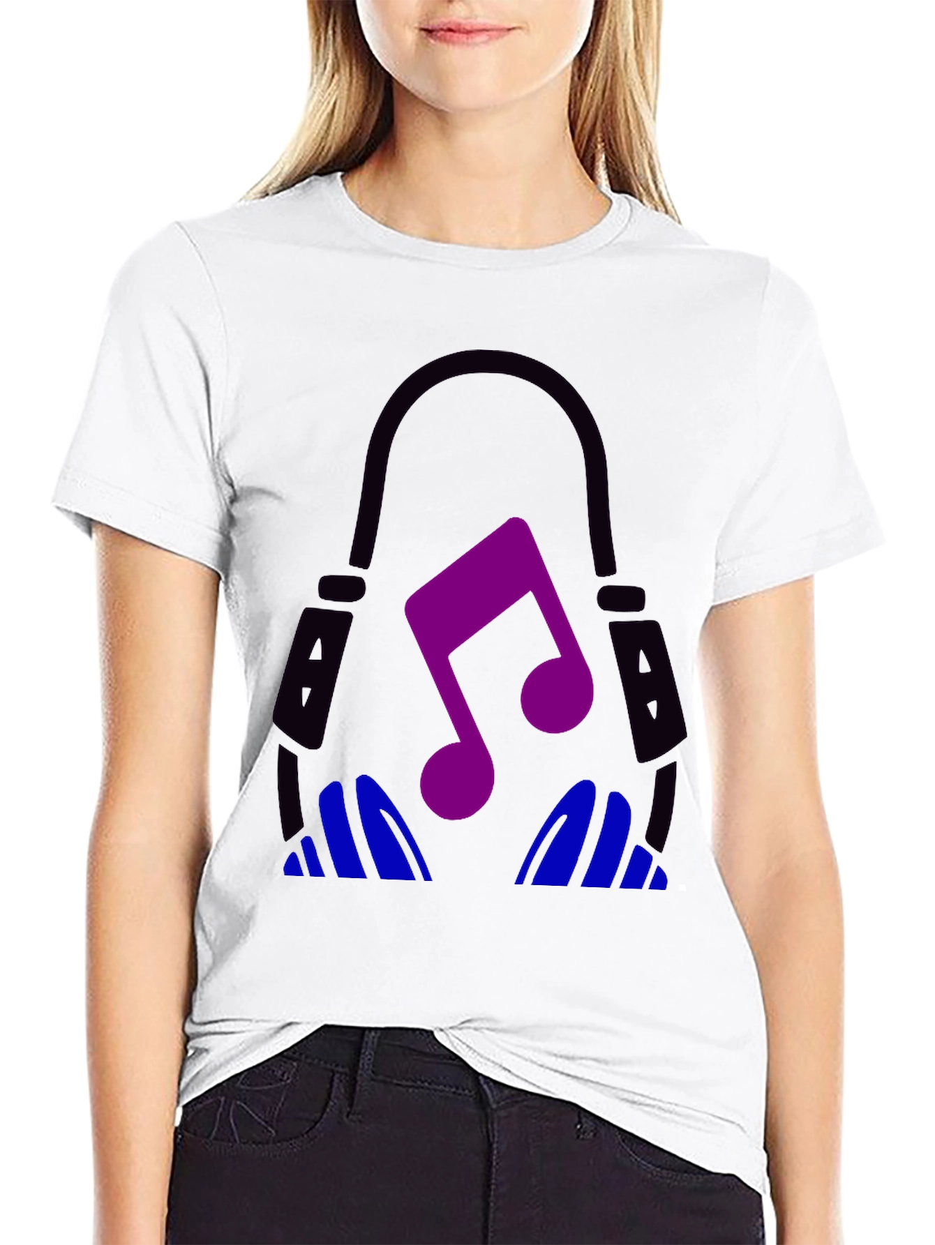 Musical Headphones Graphic Tee