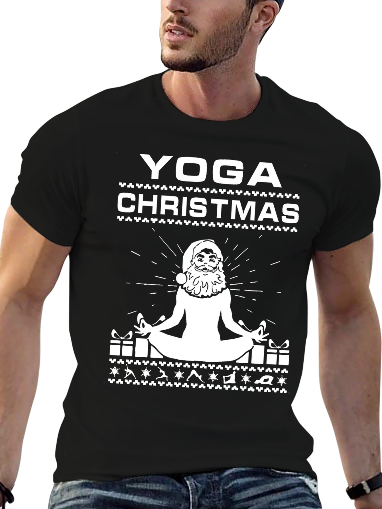 Yoga Christmas Graphic Tee