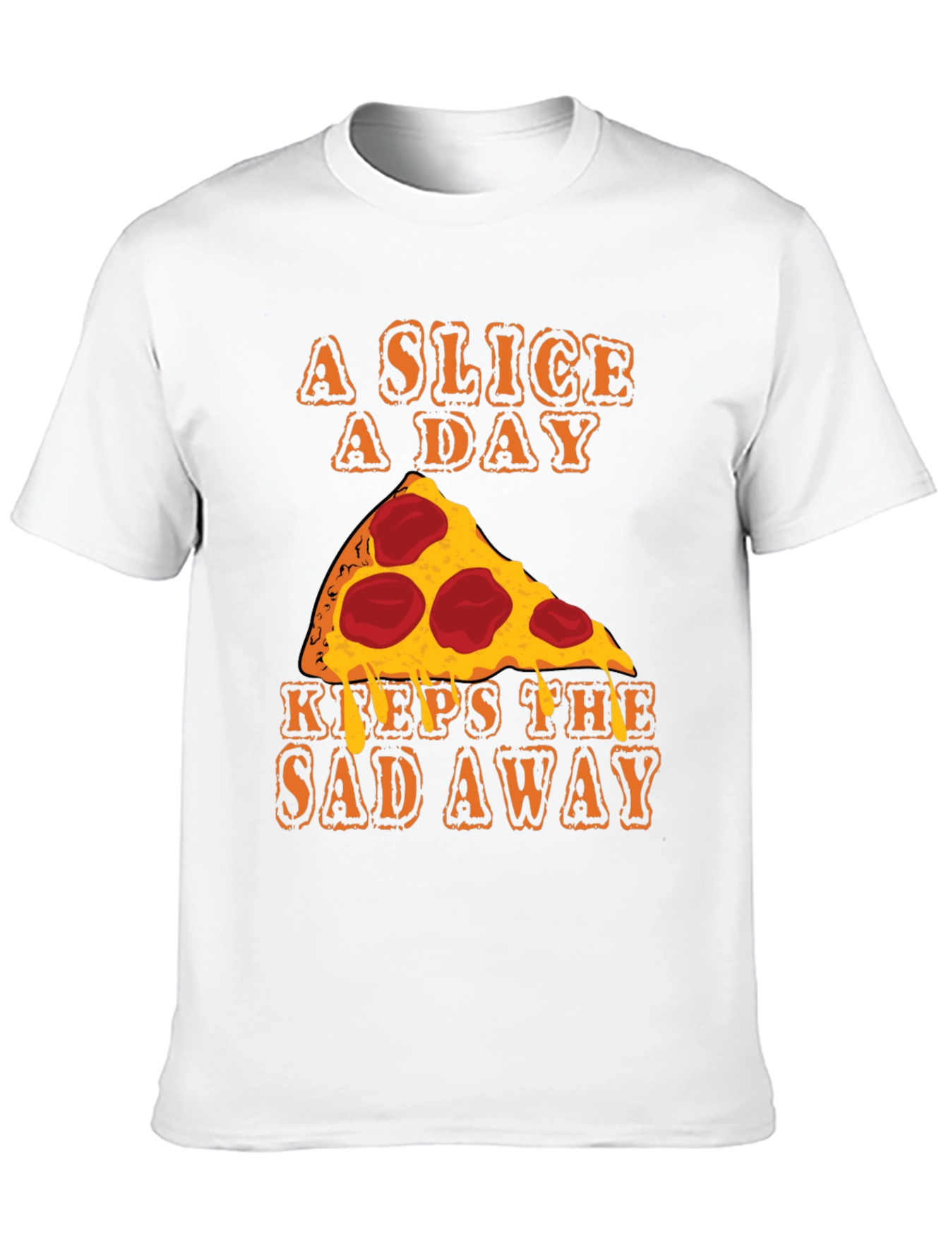 Pizza Slice A Day Funny T-Shirt