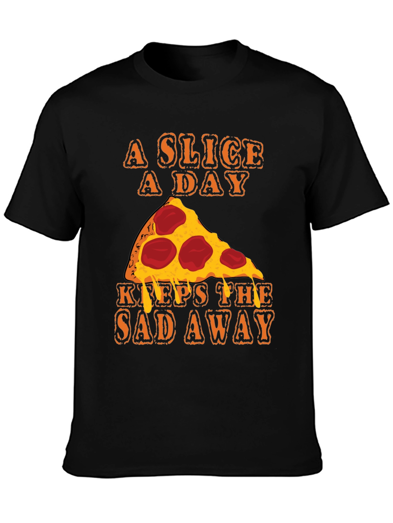 Pizza Slice A Day Funny T-Shirt