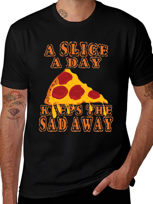 Pizza Slice A Day Funny T-Shirt
