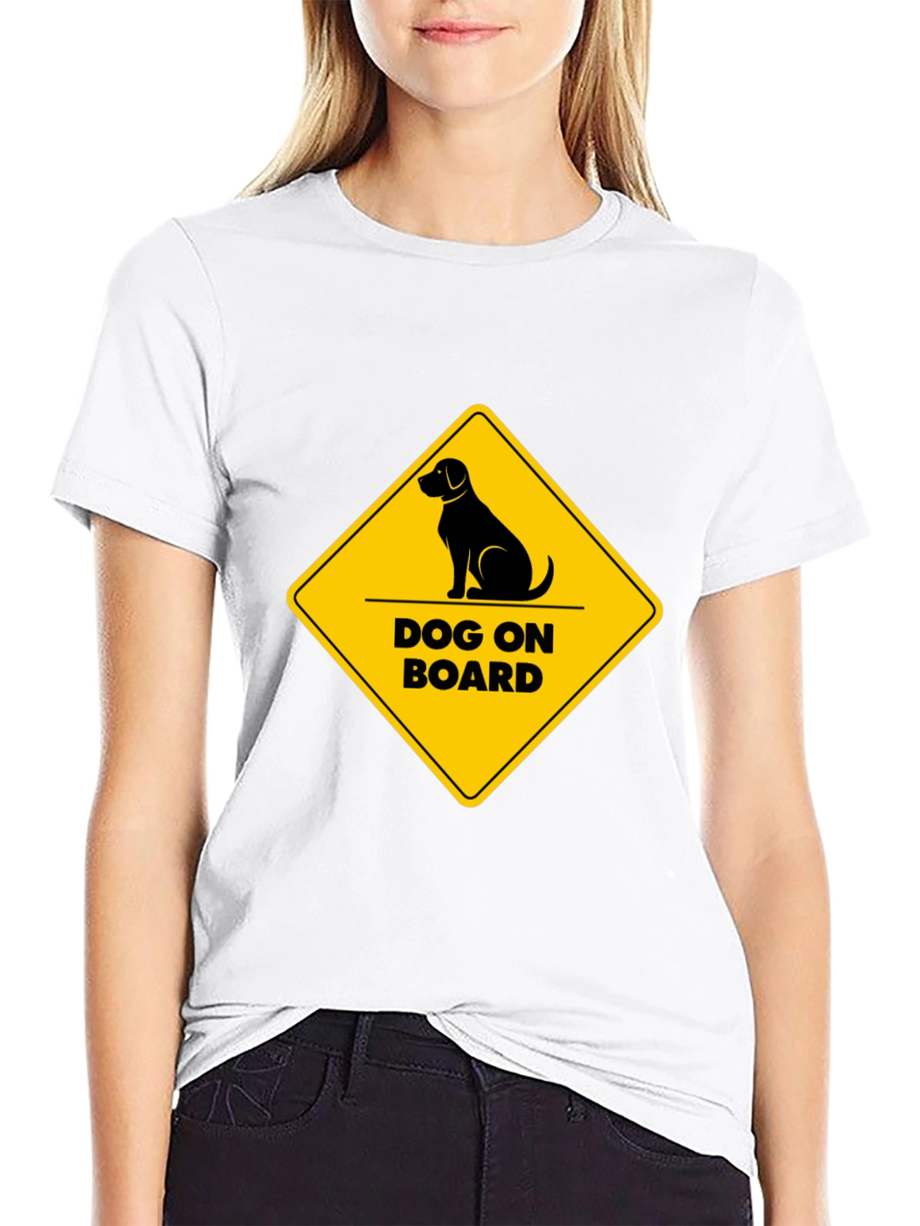 Dog On Board Graphic T-Shirt