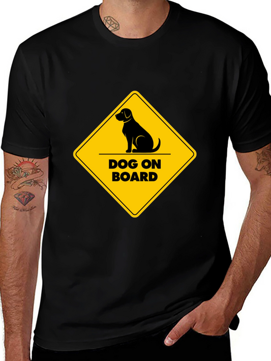 Dog On Board Graphic T-Shirt
