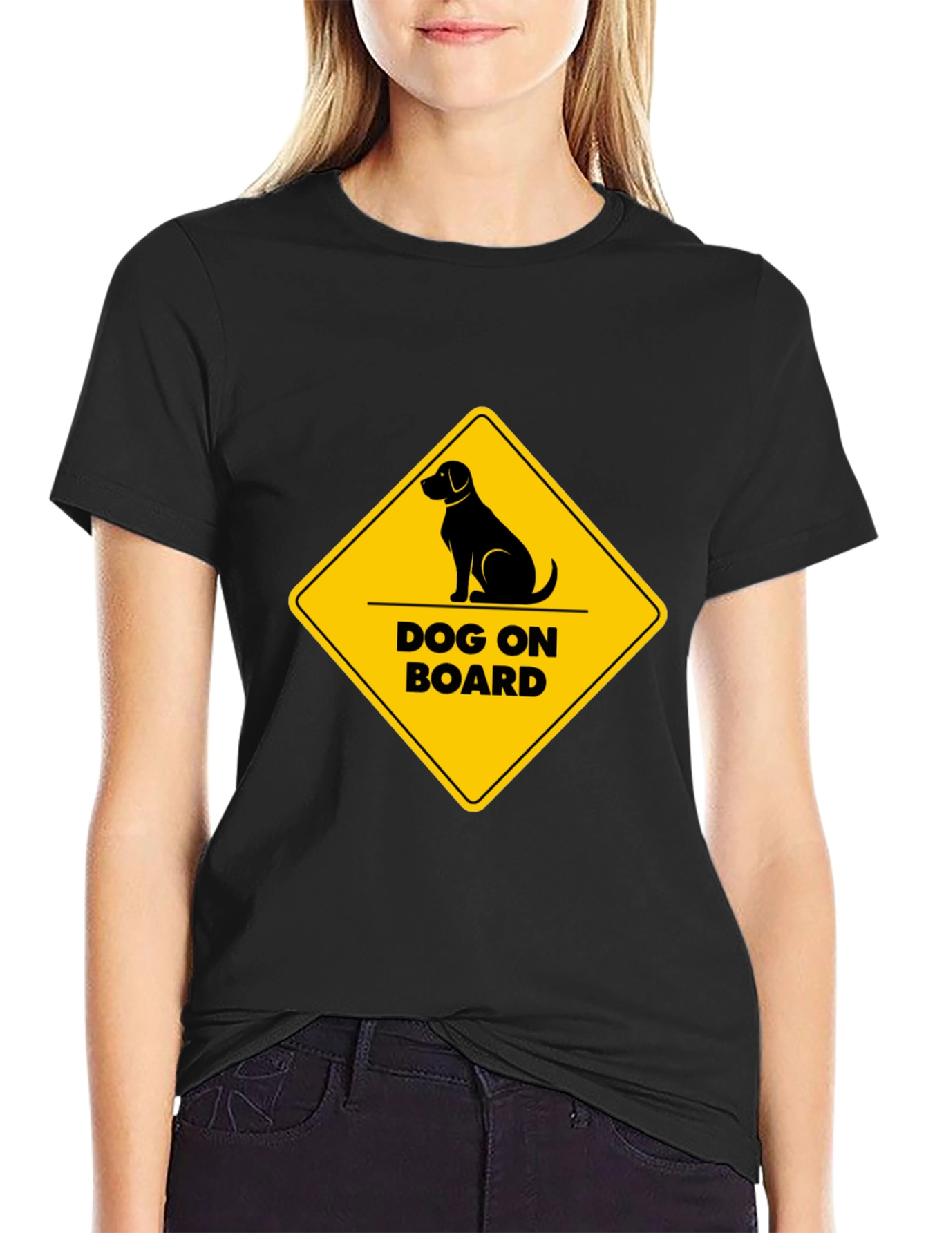 Dog On Board Graphic T-Shirt