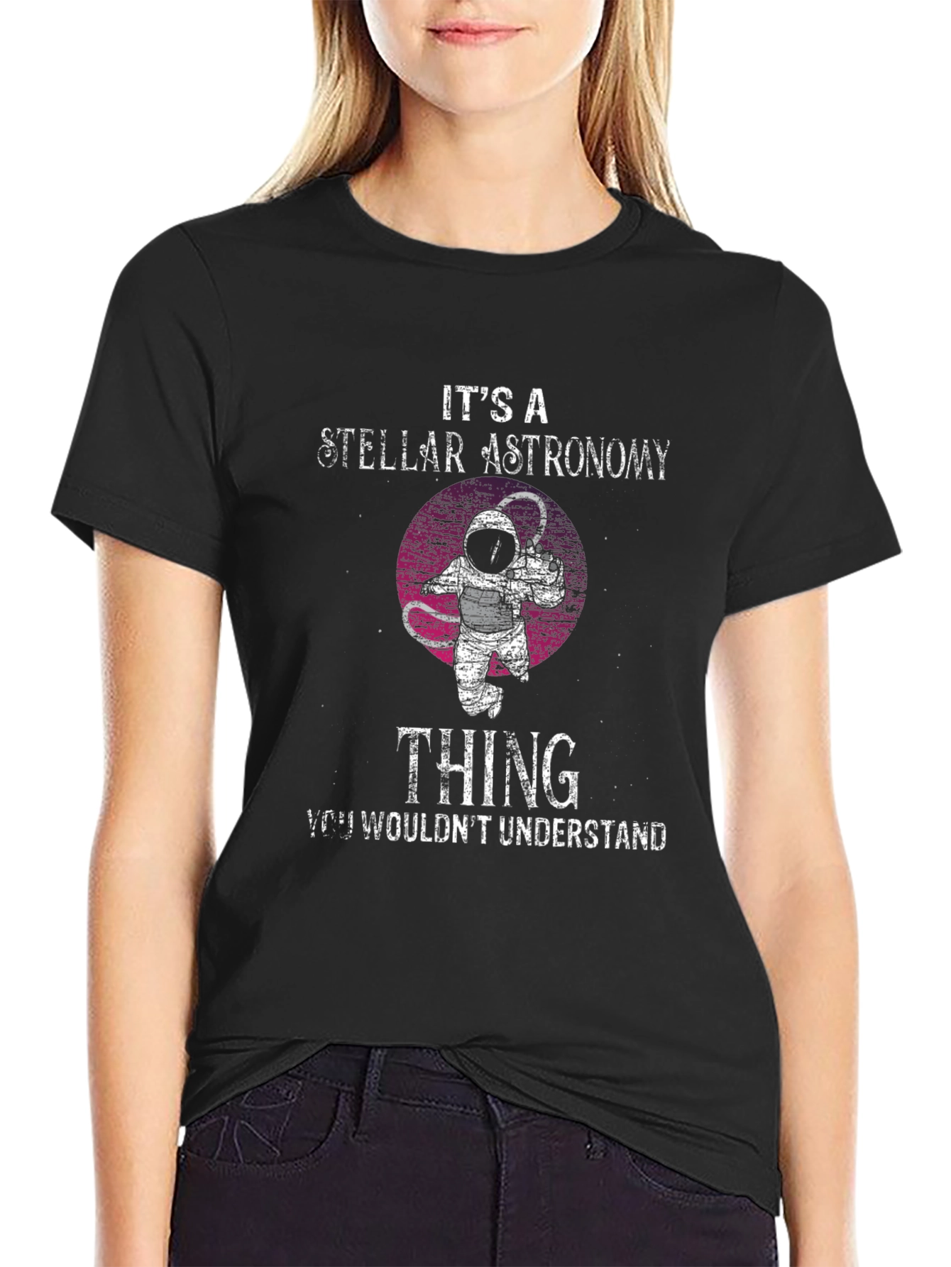 Stellar Astronomy T-Shirt - Spaceman Design