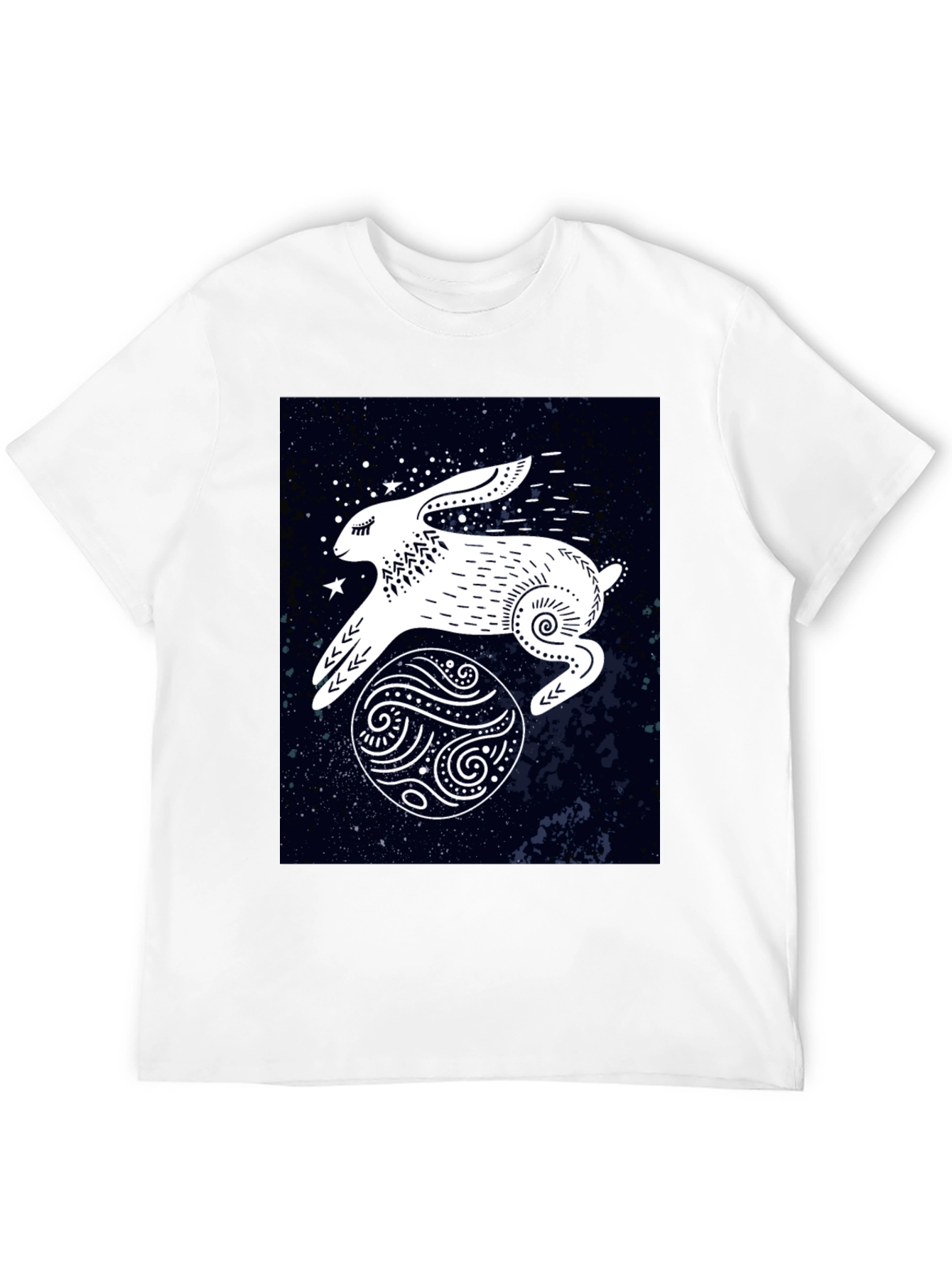 Rabbit in Space Graphic Tee