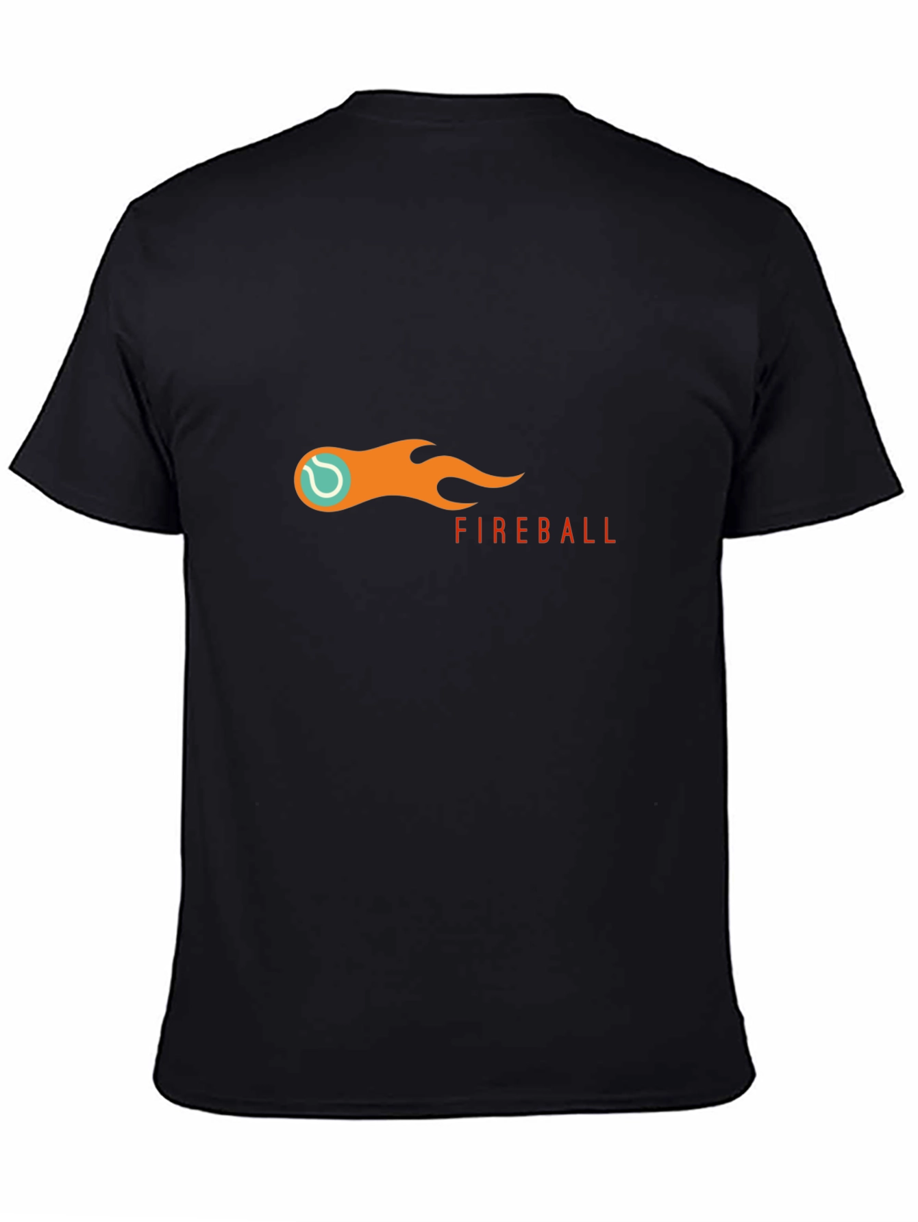 Fireball Graphic Tee - Black Short Sleeve