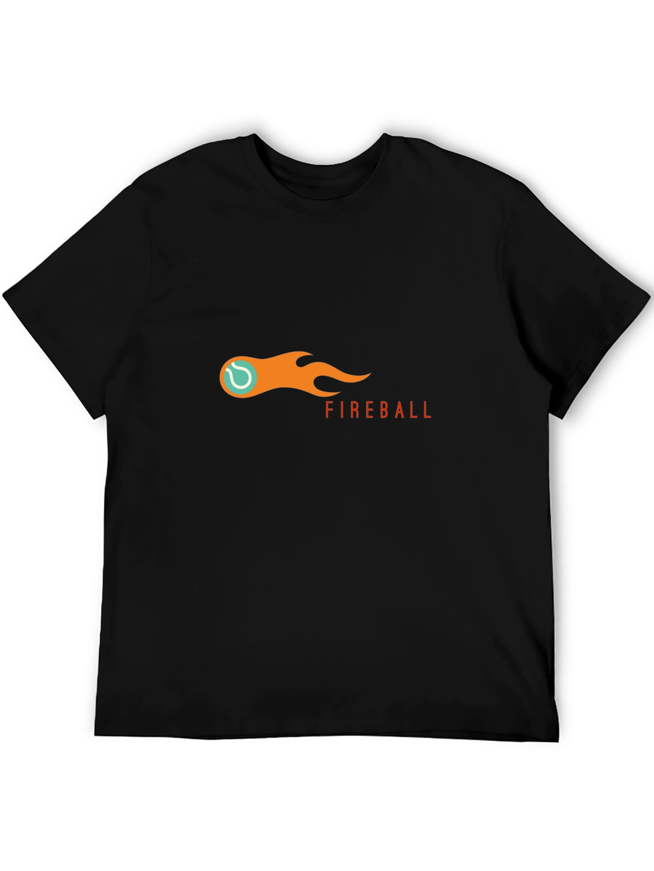 Fireball Graphic Tee - Black Short Sleeve