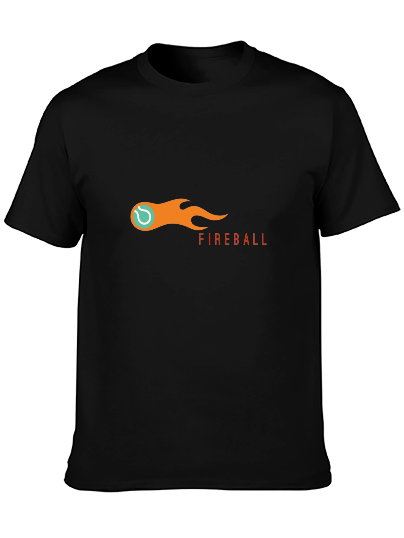 Fireball Graphic Tee - Black Short Sleeve