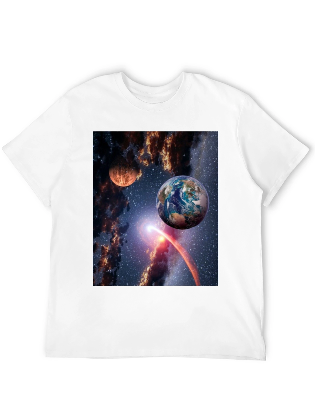 Cosmic T-Shirt: Planets in Space Graphic Tee