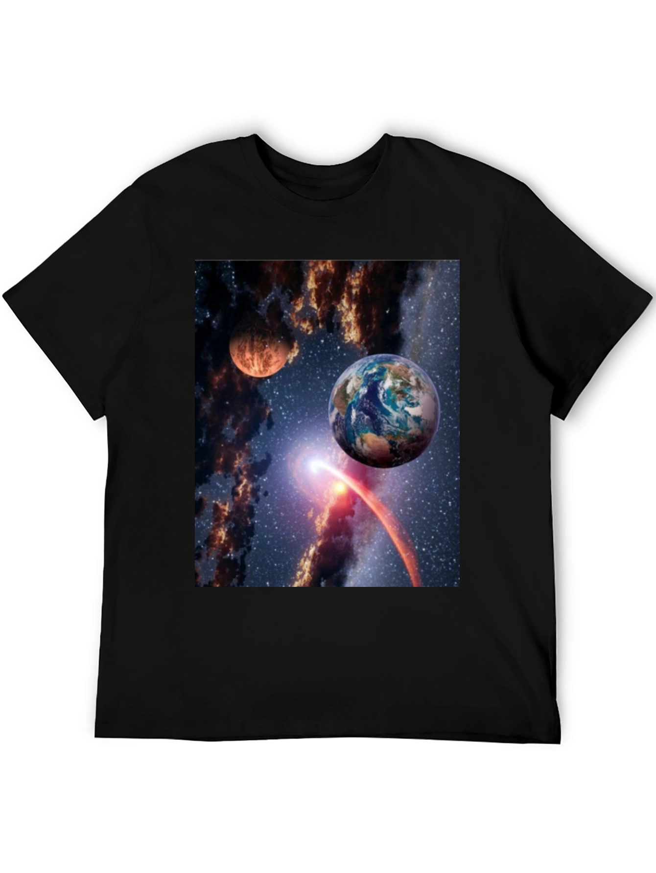 Cosmic T-Shirt: Planets in Space Graphic Tee