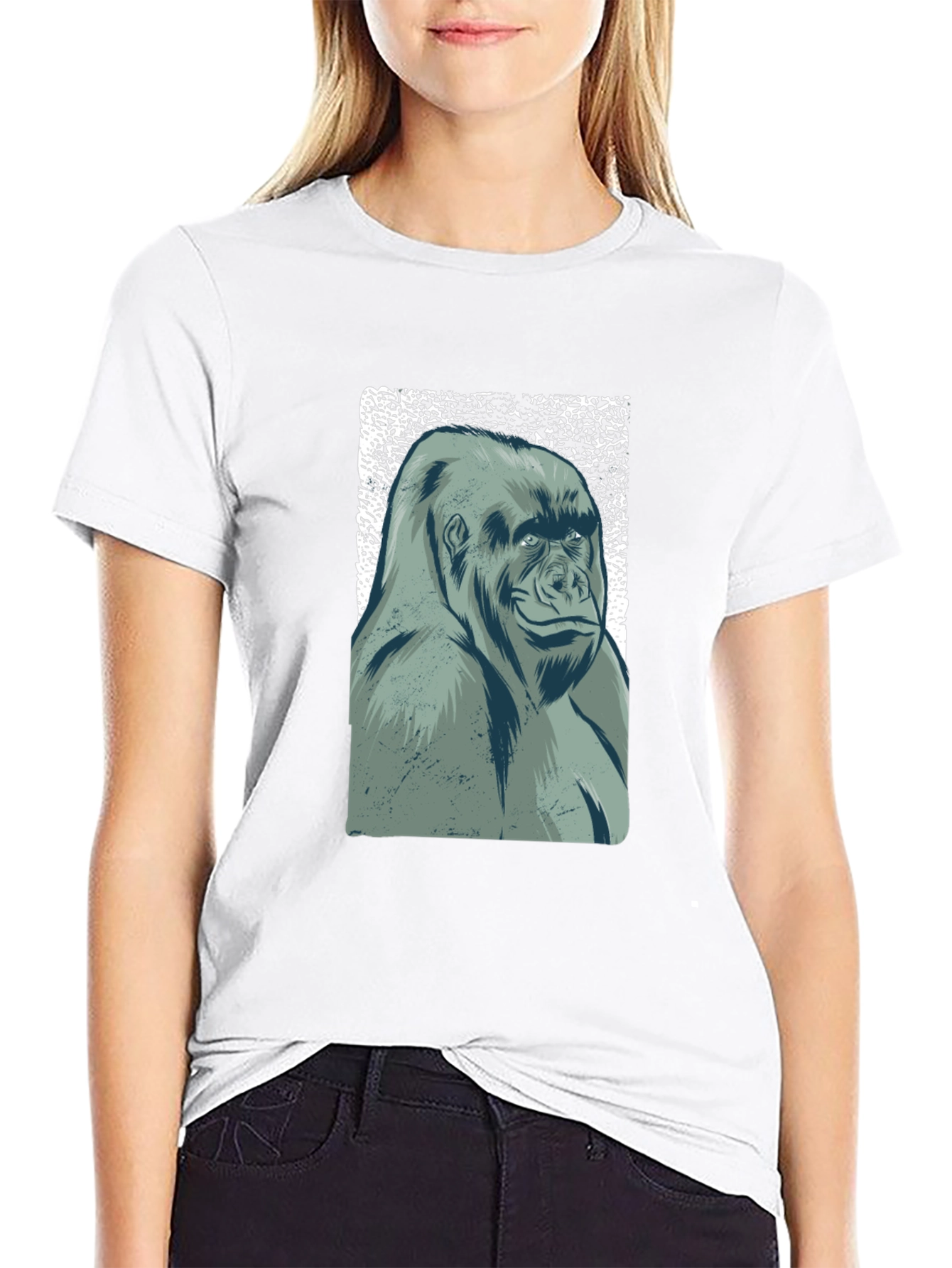 Cool Gorilla Graphic Black T-Shirt