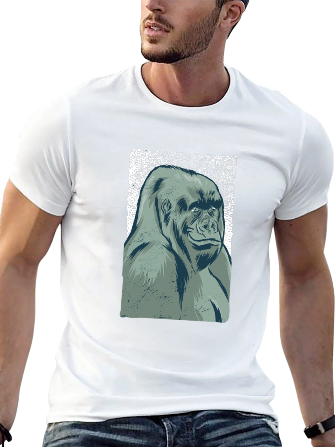 Cool Gorilla Graphic Black T-Shirt