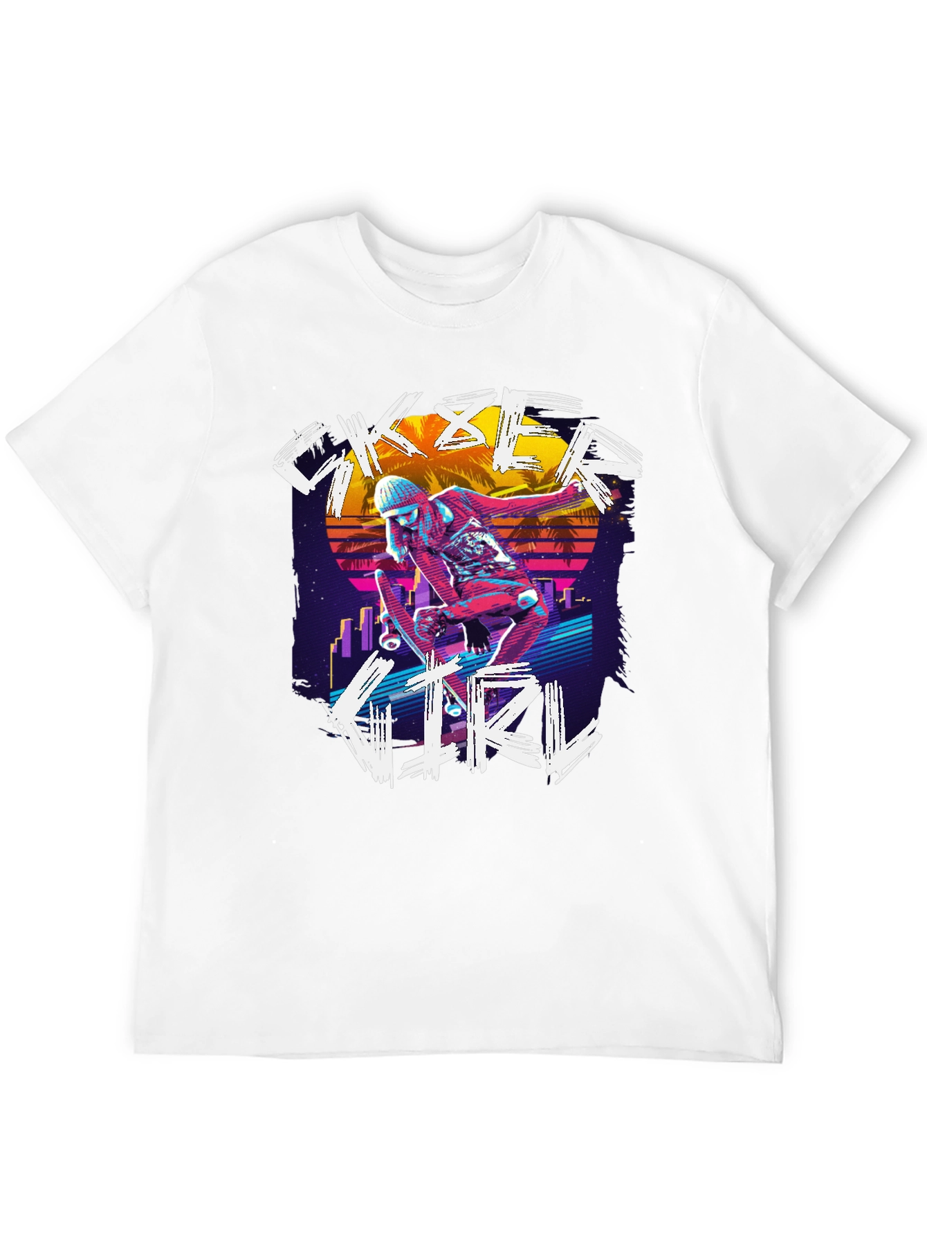 Skater Girl Retro T-Shirt