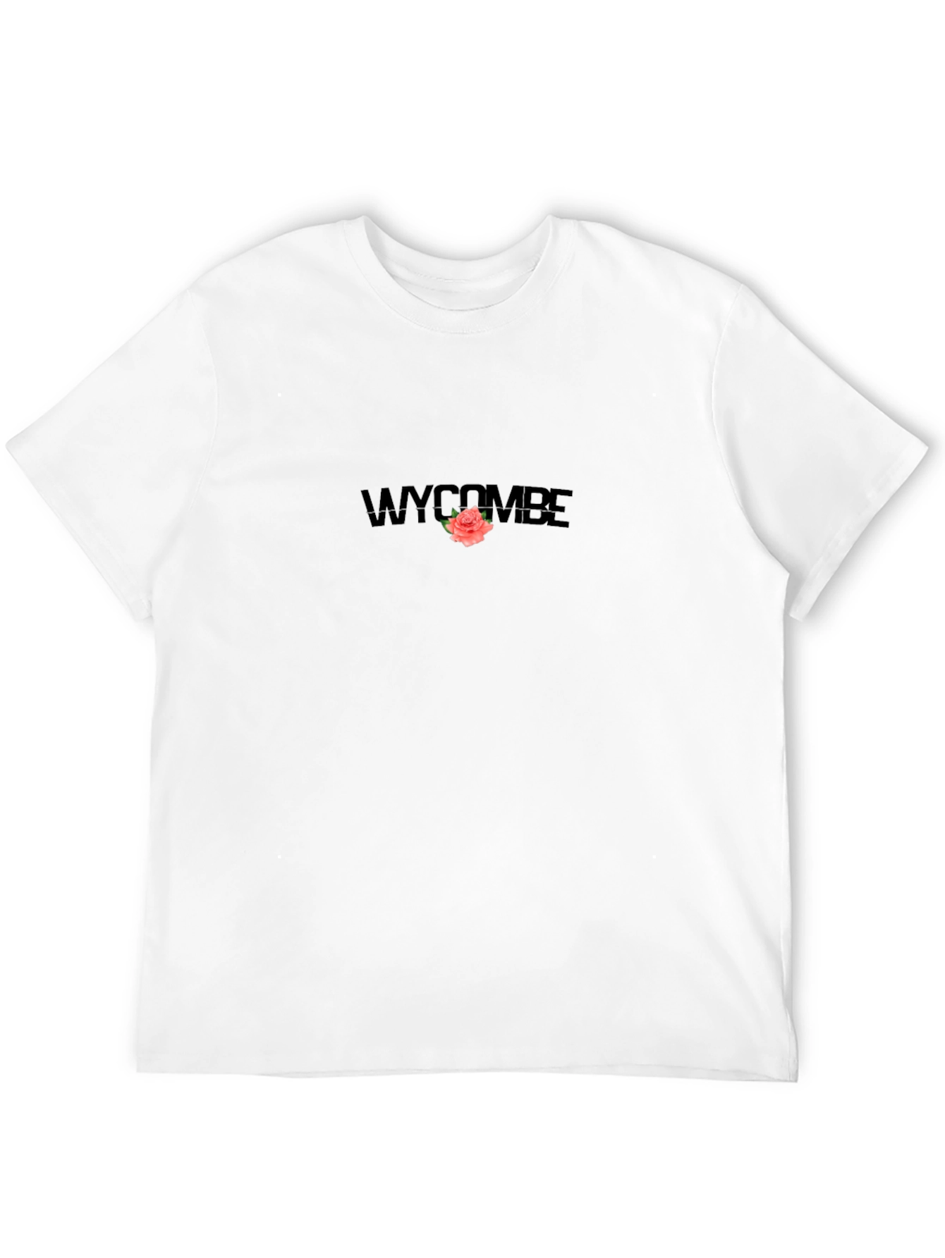 Wycombe Rose Graphic Black T-Shirt