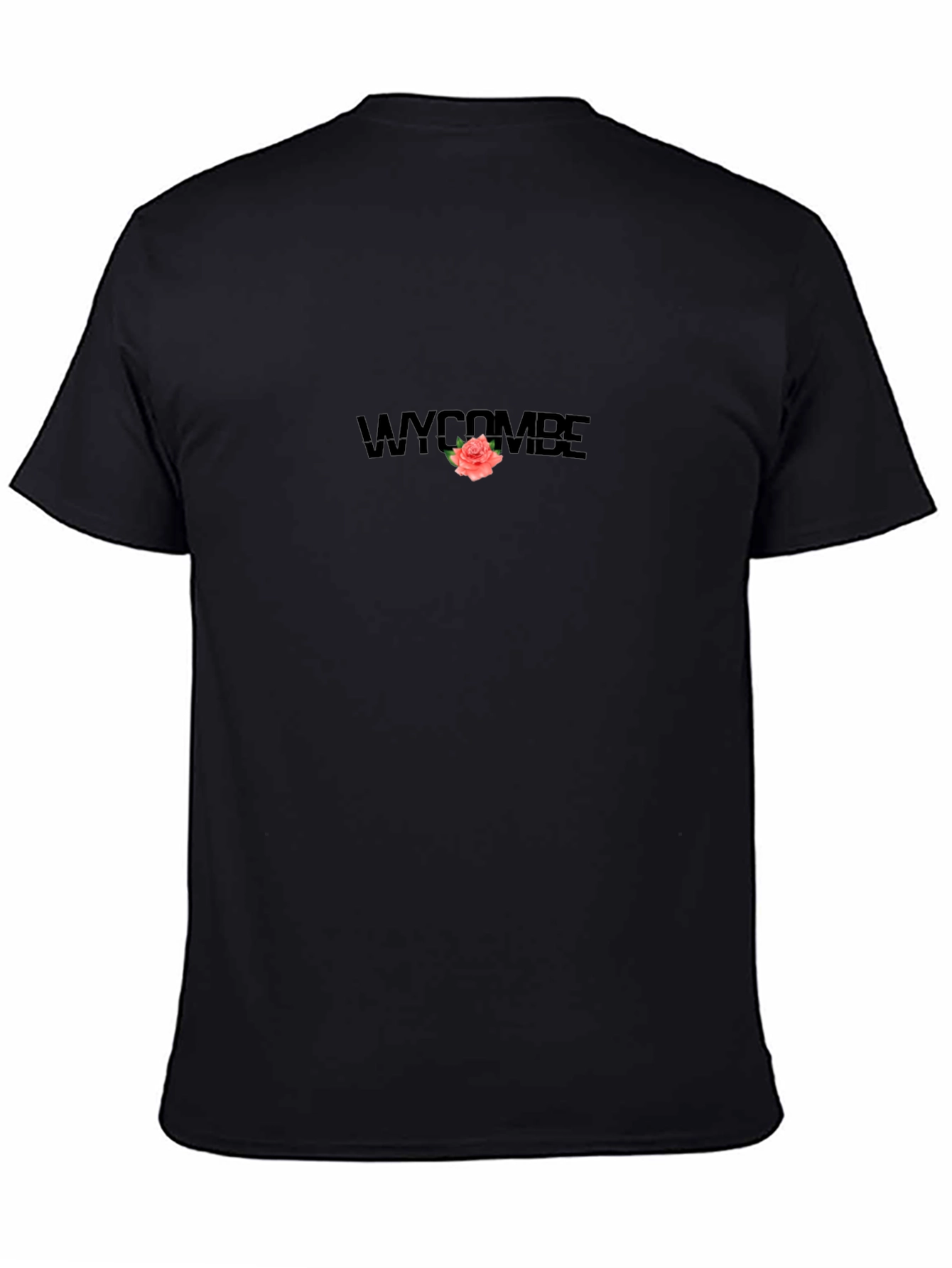Wycombe Rose Graphic Black T-Shirt