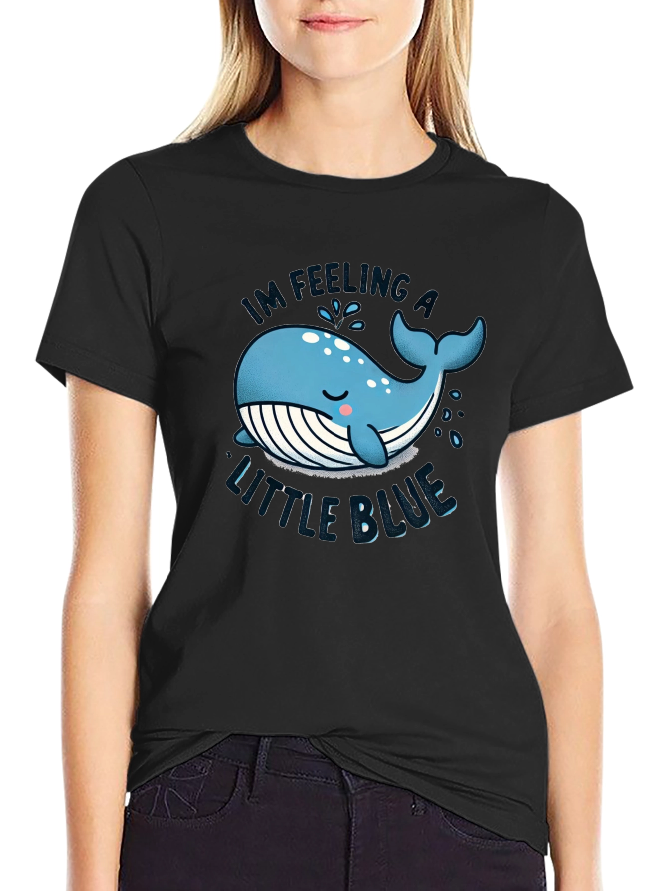 Feeling a Little Blue Whale T-Shirt
