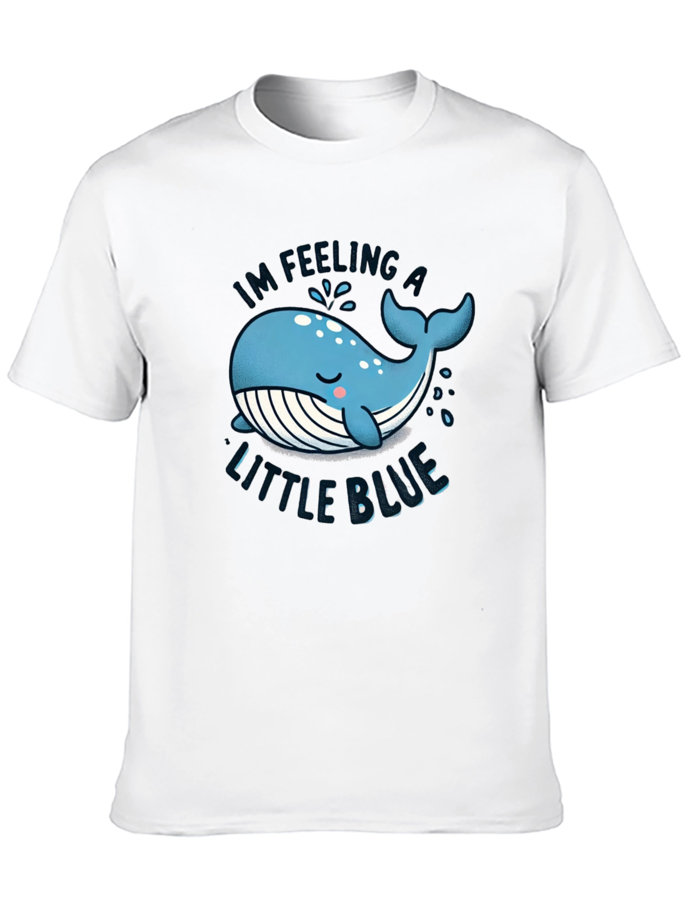 Feeling a Little Blue Whale T-Shirt