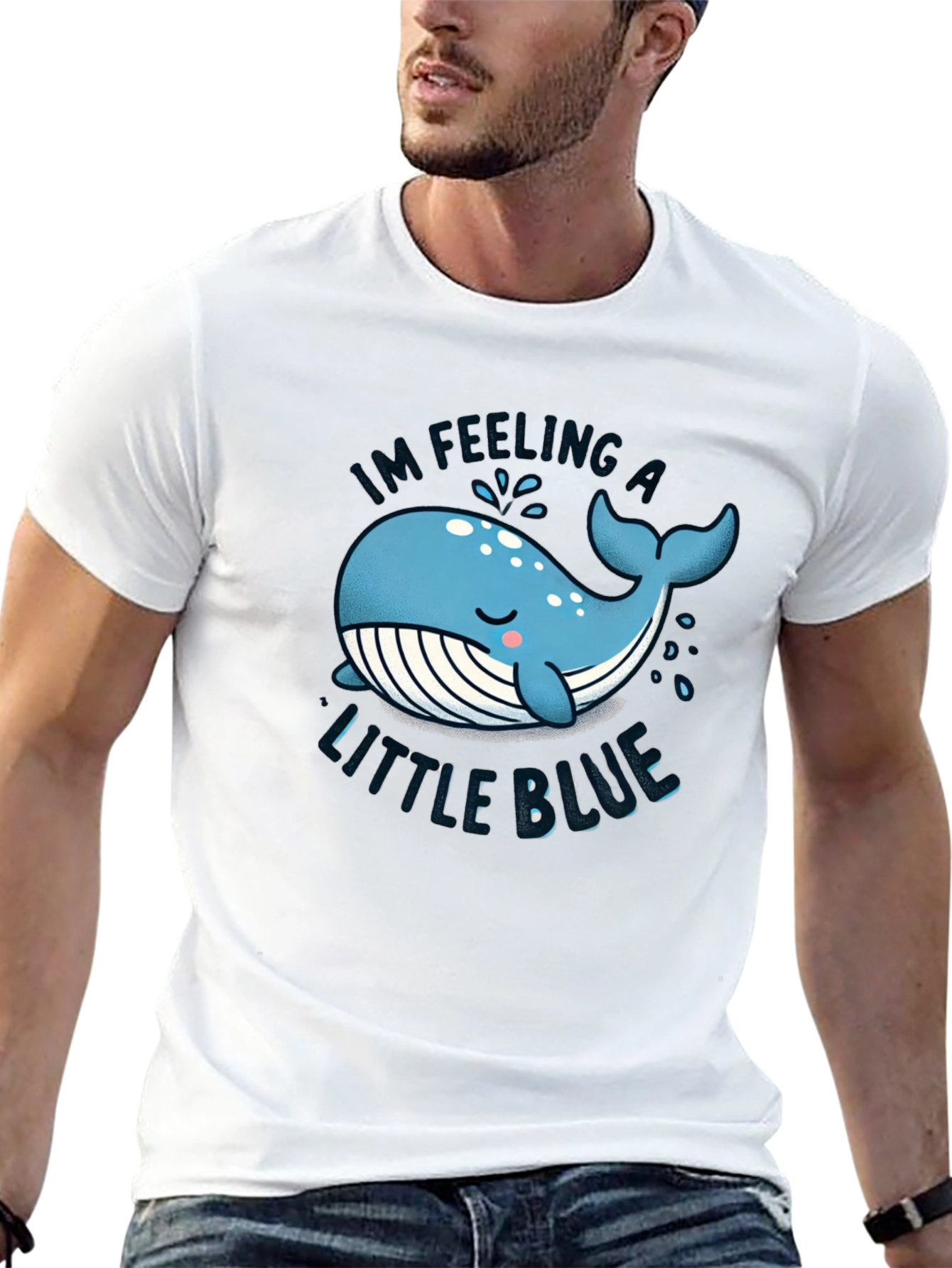 Feeling a Little Blue Whale T-Shirt
