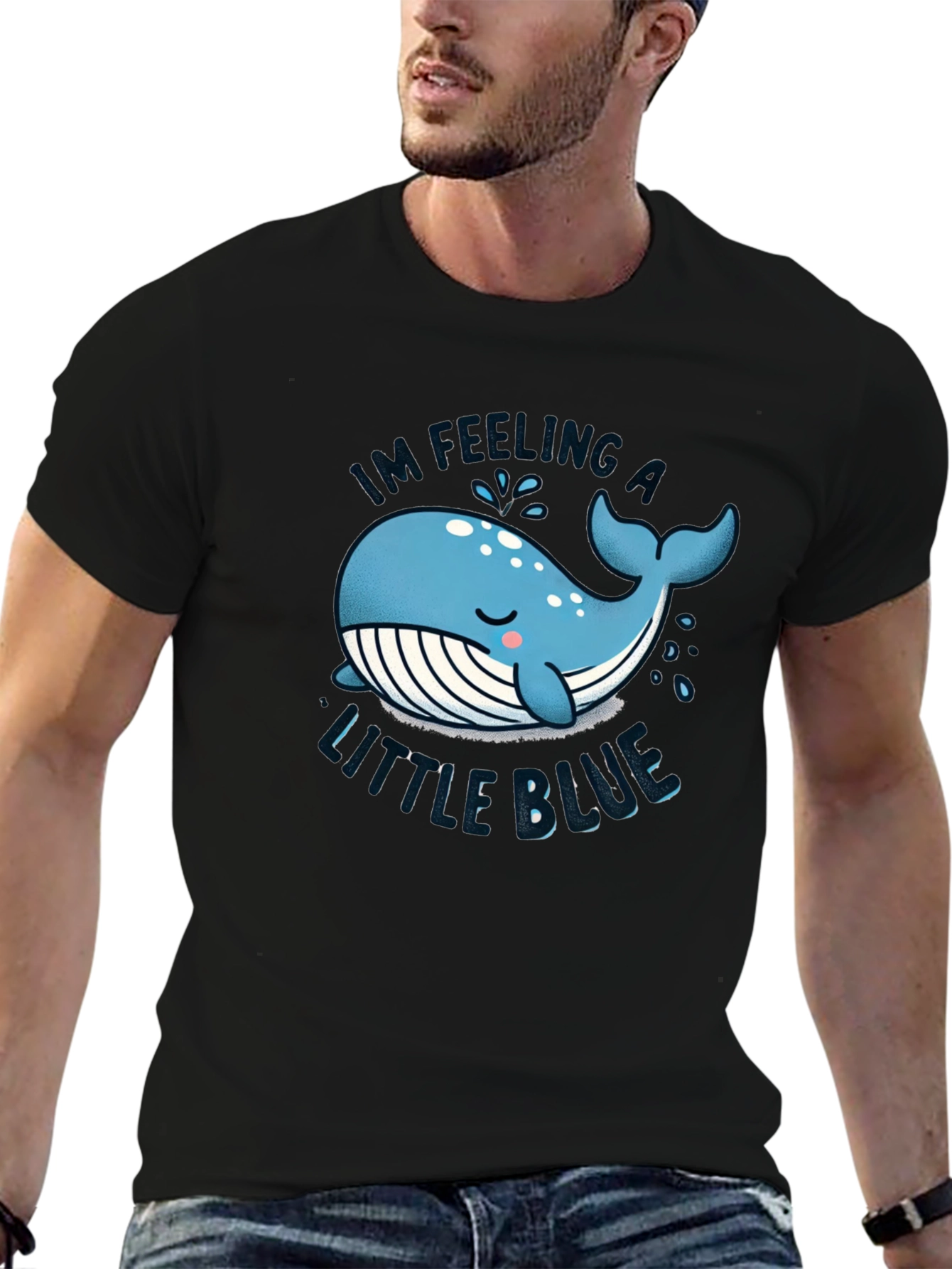 Feeling a Little Blue Whale T-Shirt