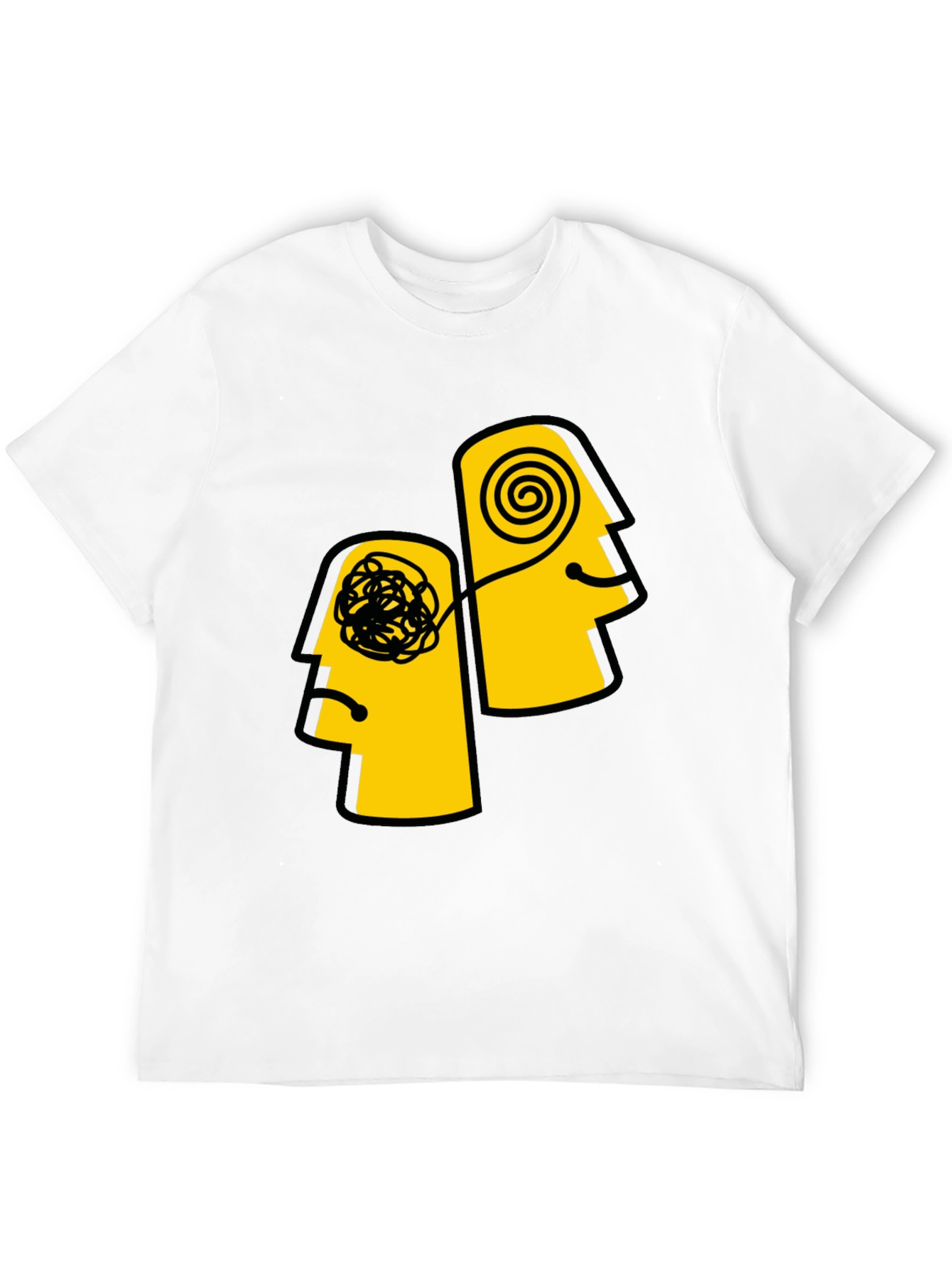 Tangled Minds Graphic Tee - Unisex Black Cotton