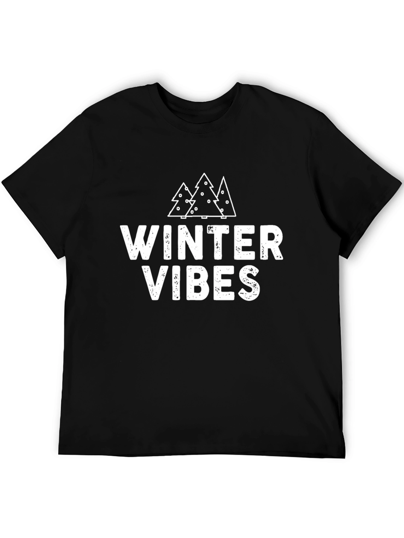 Winter Vibes T-Shirt Holiday Graphic Tee Festive Shirt