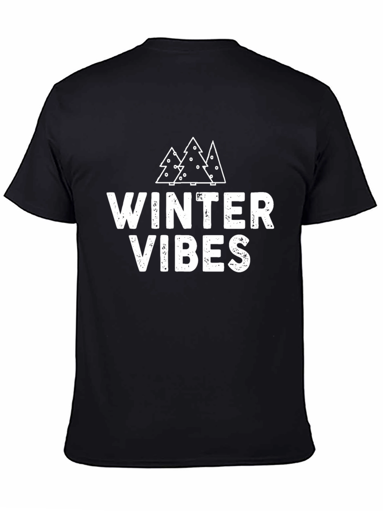Winter Vibes T-Shirt Holiday Graphic Tee Festive Shirt