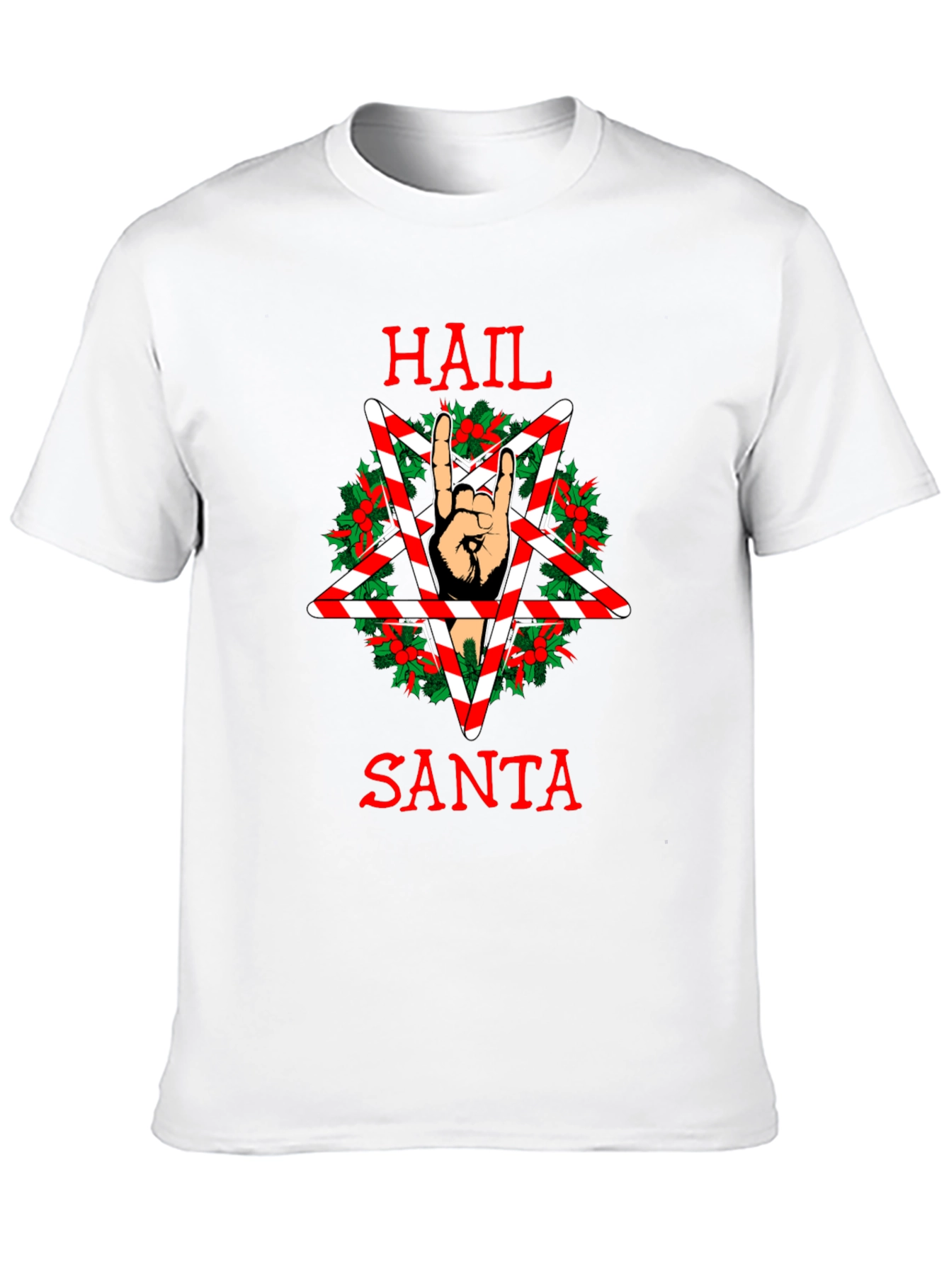 Hail Santa Funny Christmas T-Shirt