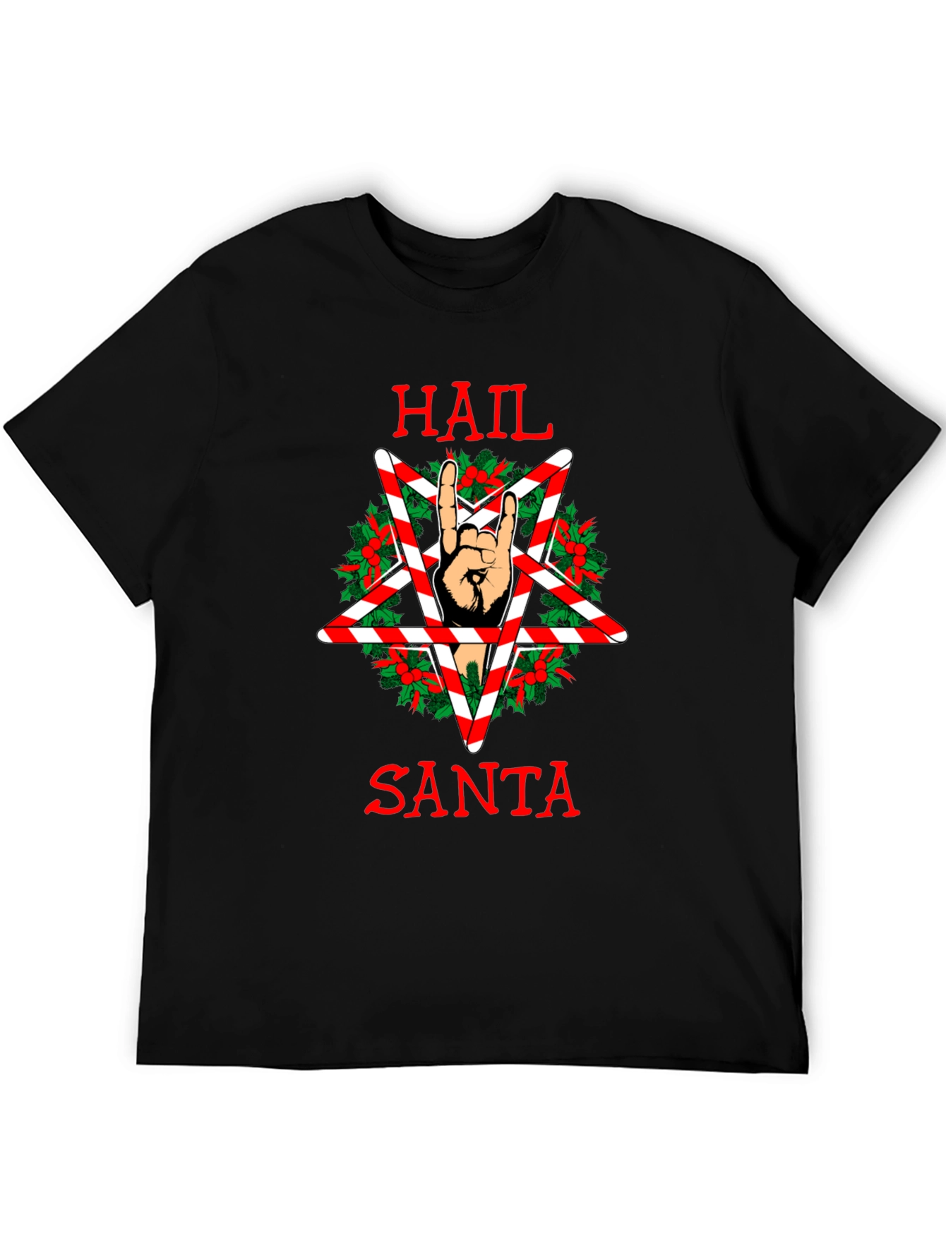 Hail Santa Funny Christmas T-Shirt