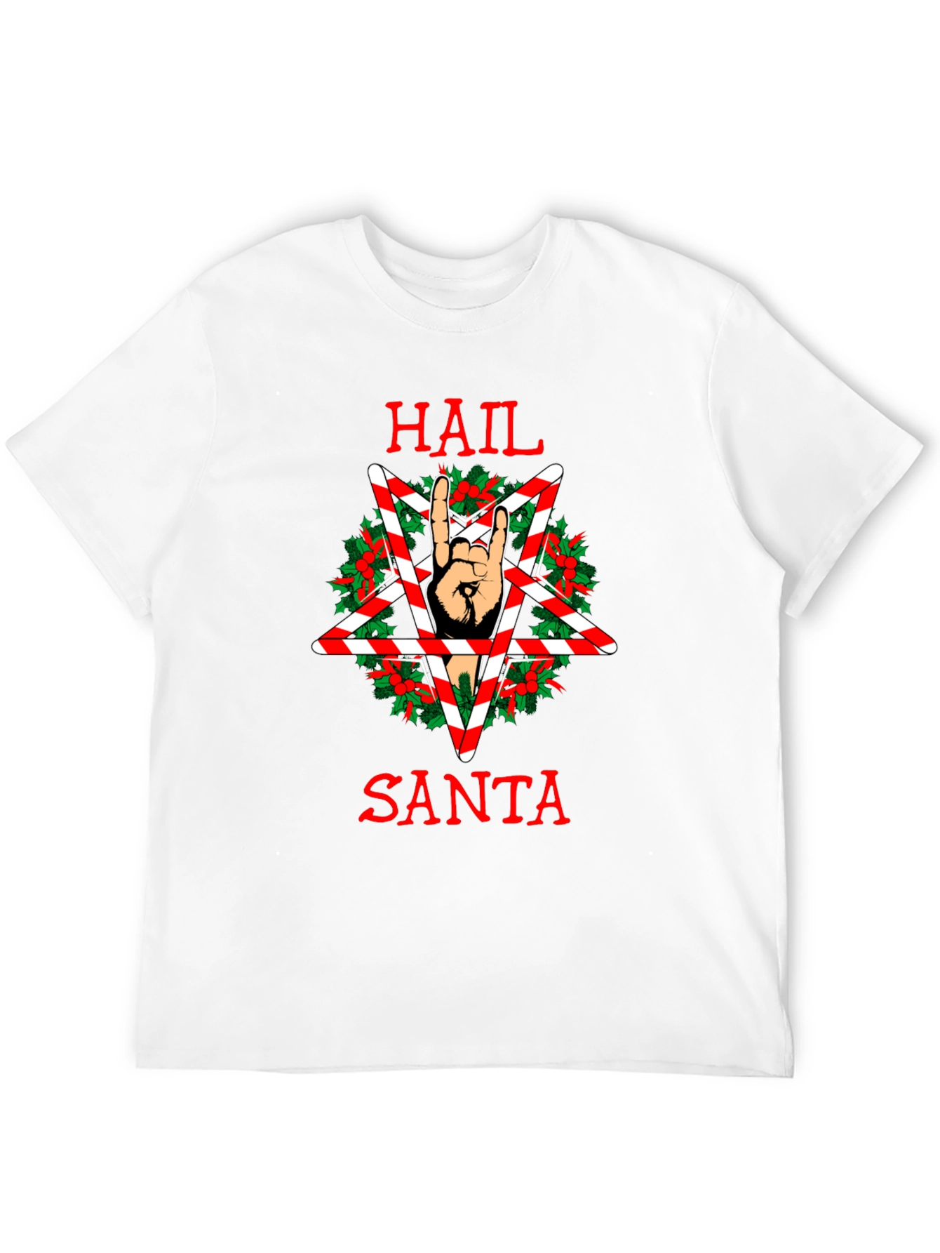 Hail Santa Funny Christmas T-Shirt