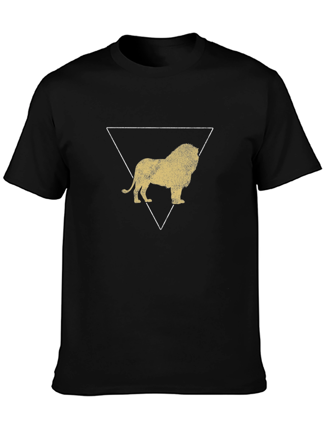 Lion Graphic Tee - Mens Black T-Shirt
