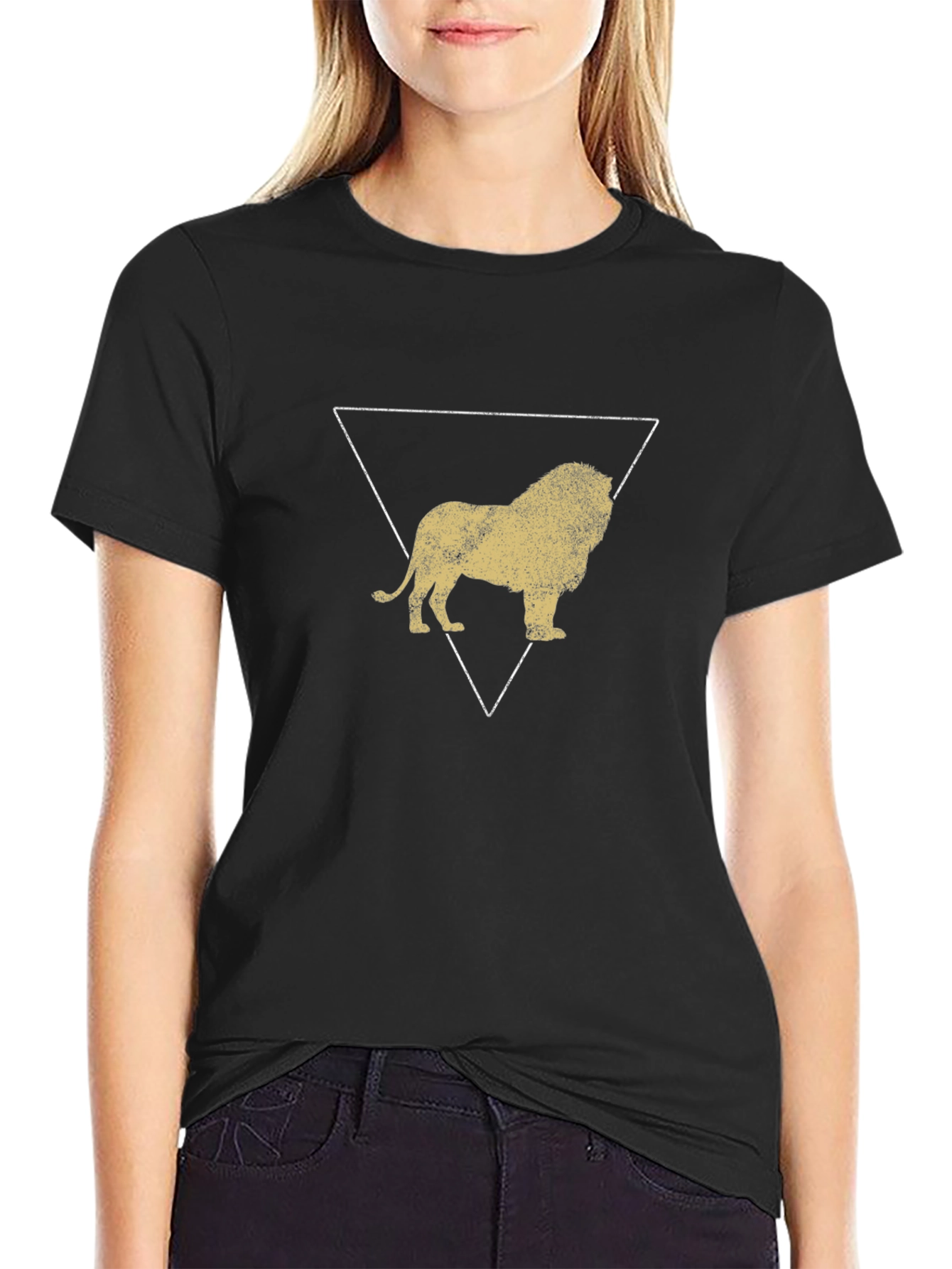 Lion Graphic Tee - Mens Black T-Shirt