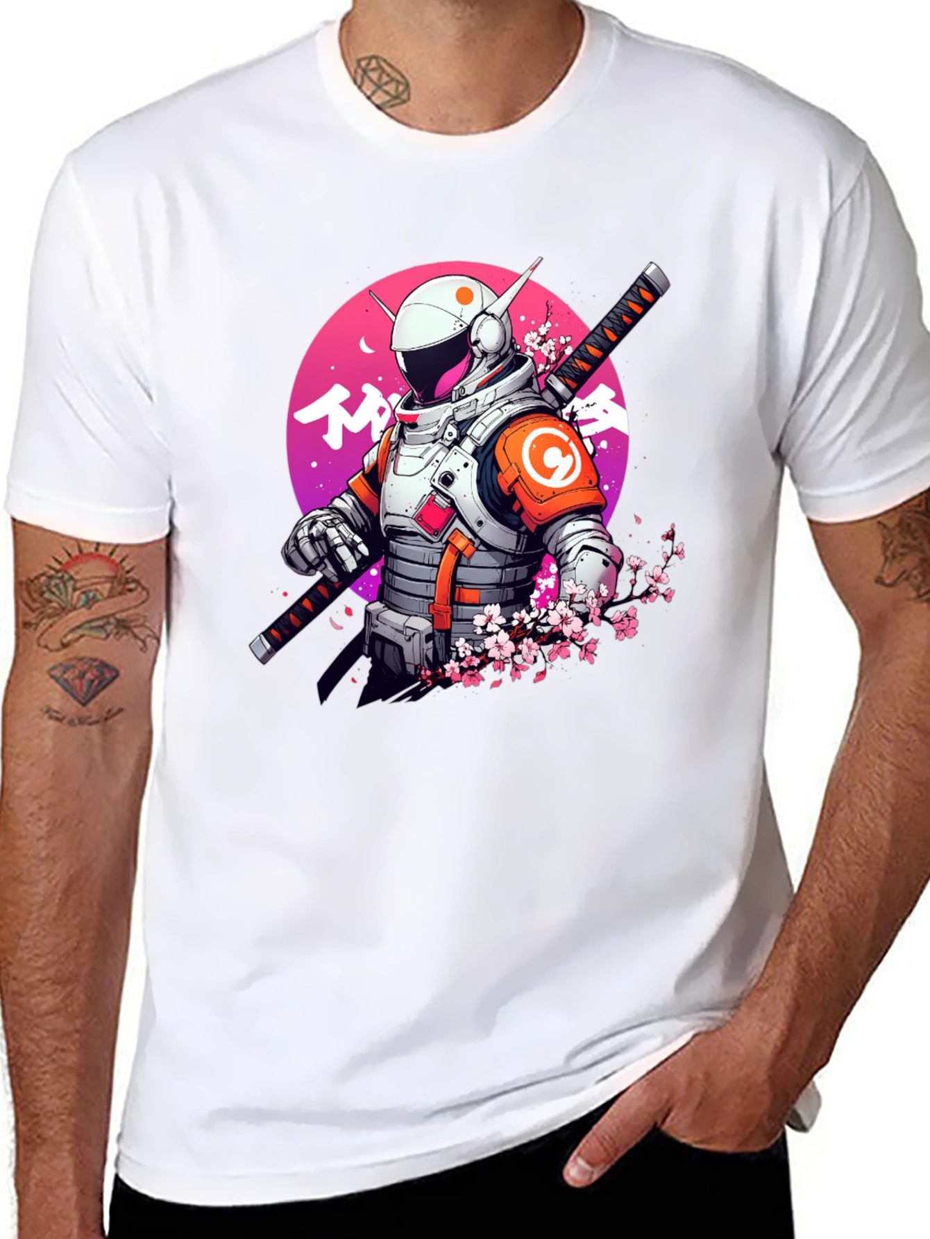 Samurai Astronaut Graphic Tee