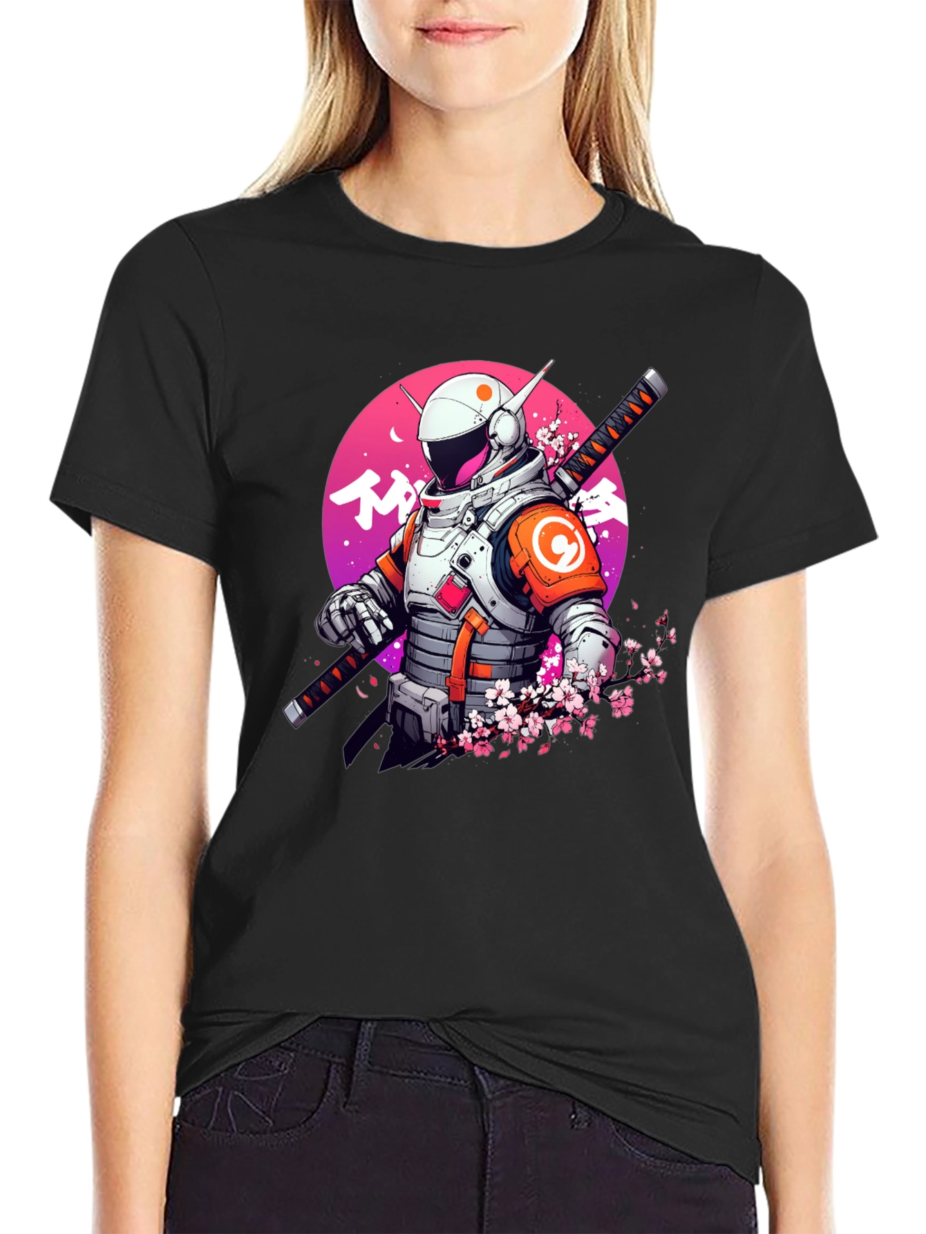 Samurai Astronaut Graphic Tee