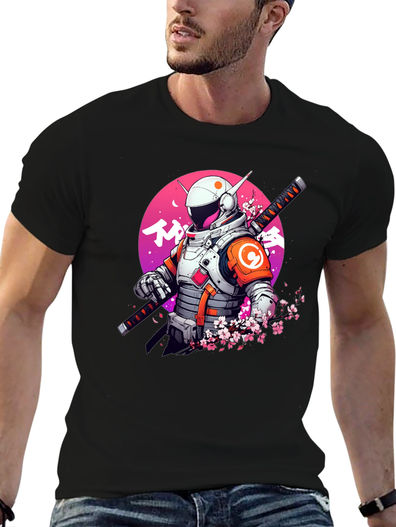 Samurai Astronaut Graphic Tee