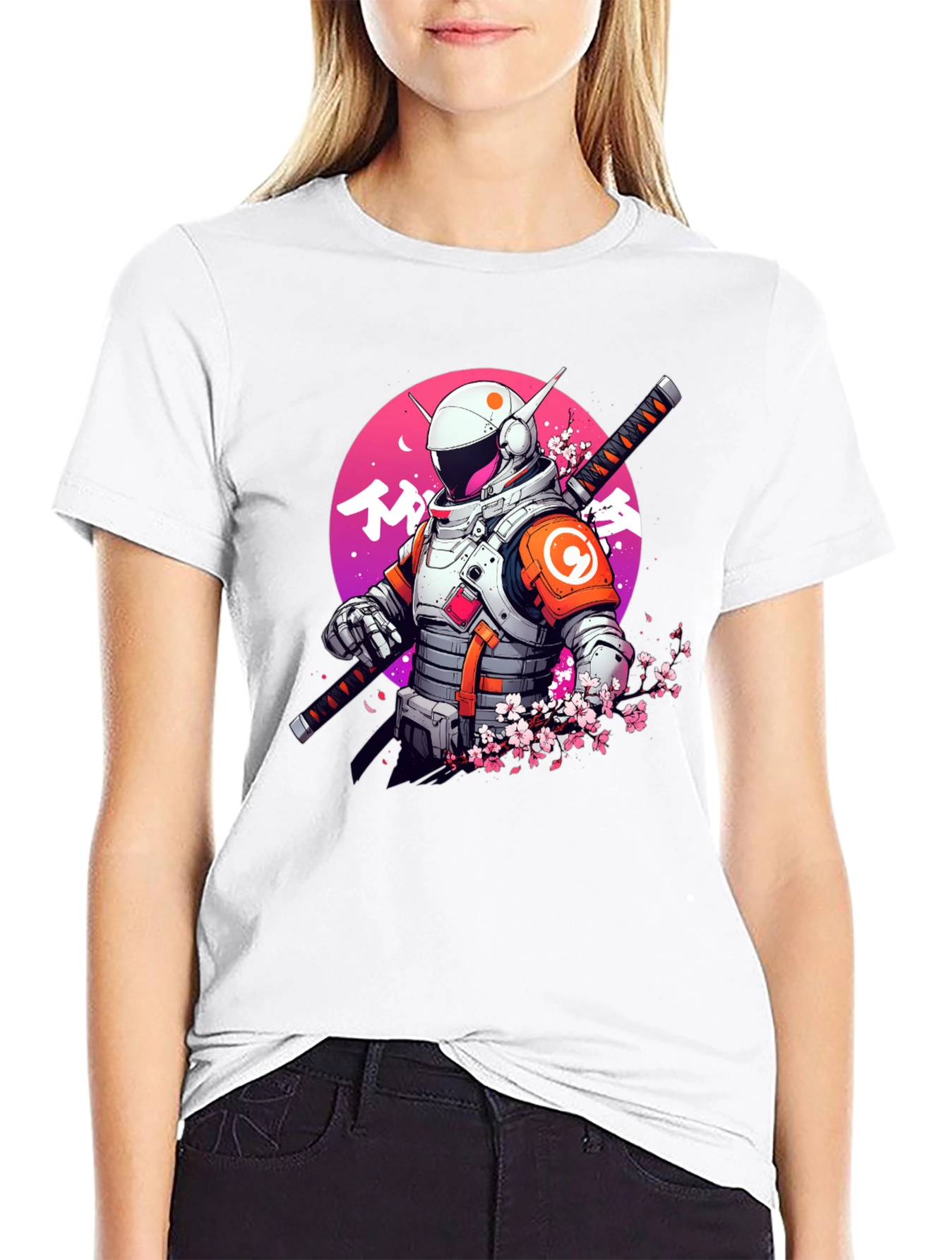 Samurai Astronaut Graphic Tee