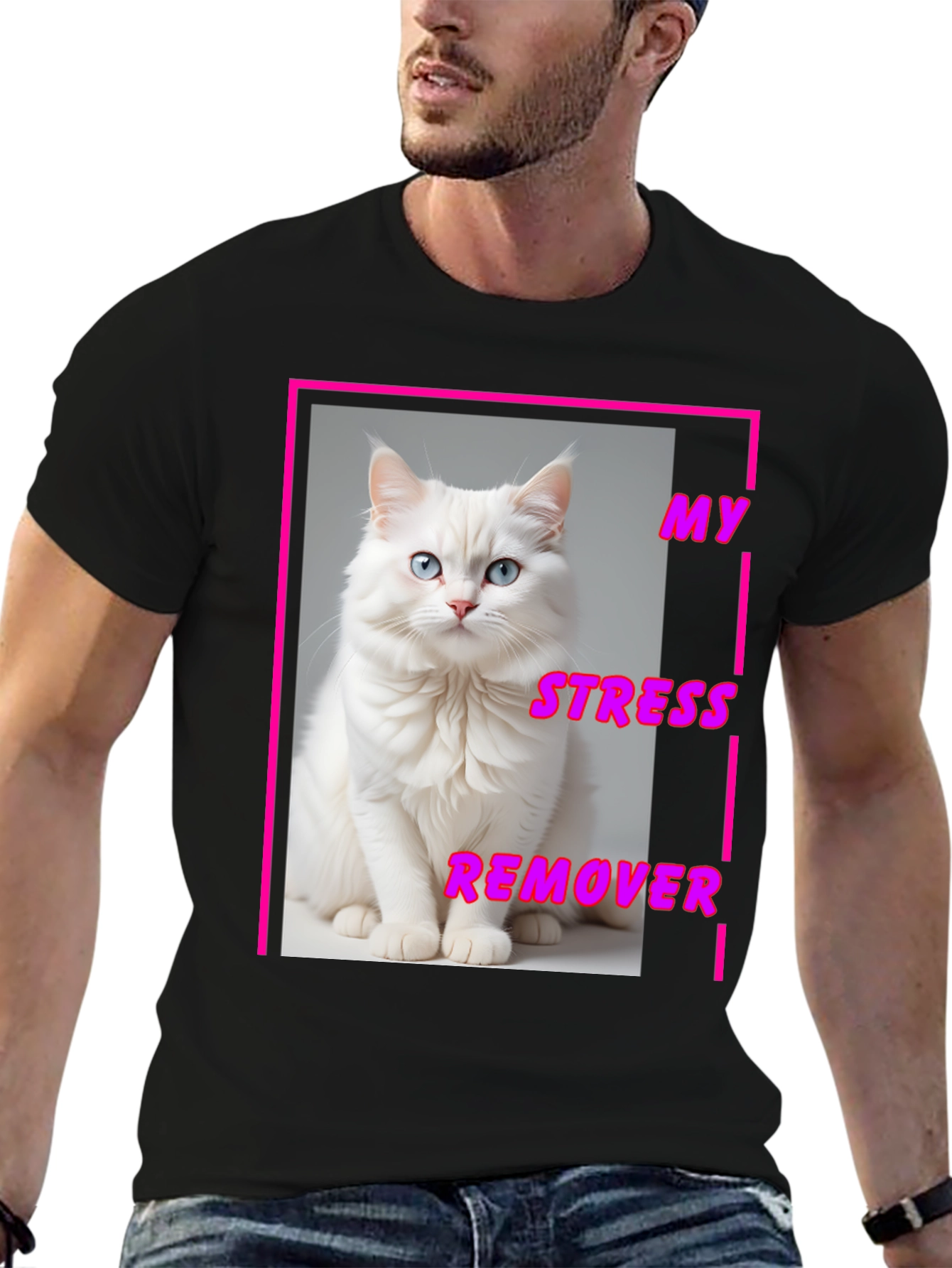 My Stress Remover Cat T-Shirt