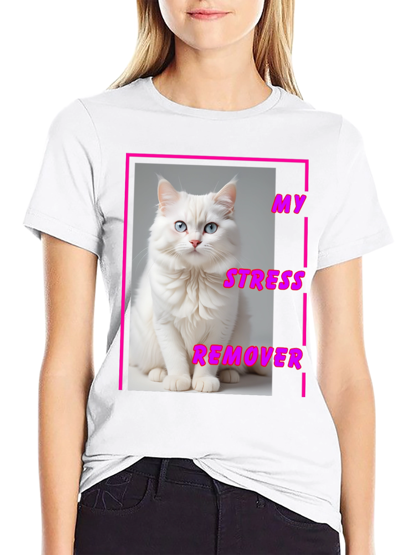 My Stress Remover Cat T-Shirt