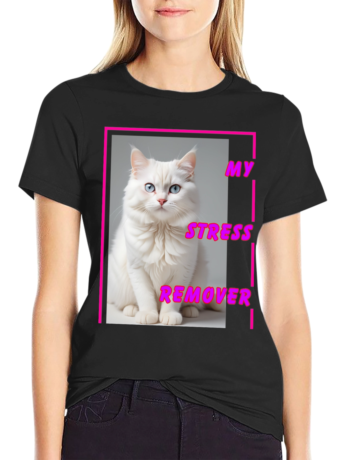My Stress Remover Cat T-Shirt