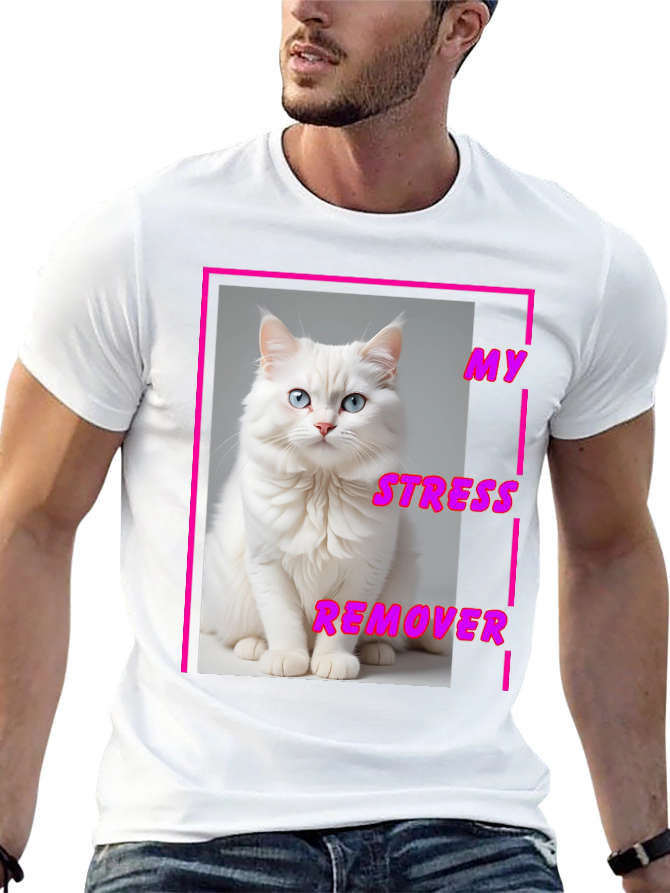 My Stress Remover Cat T-Shirt