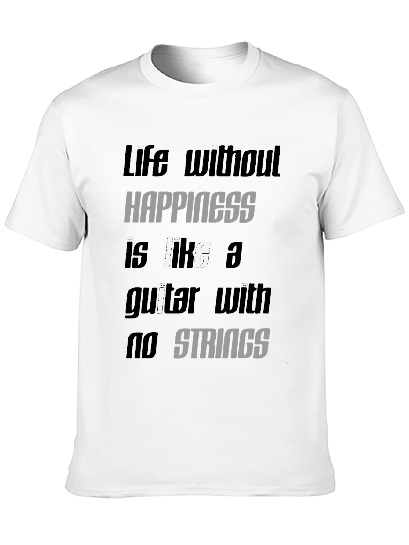 Life Without Happiness Graphic Tee - Black