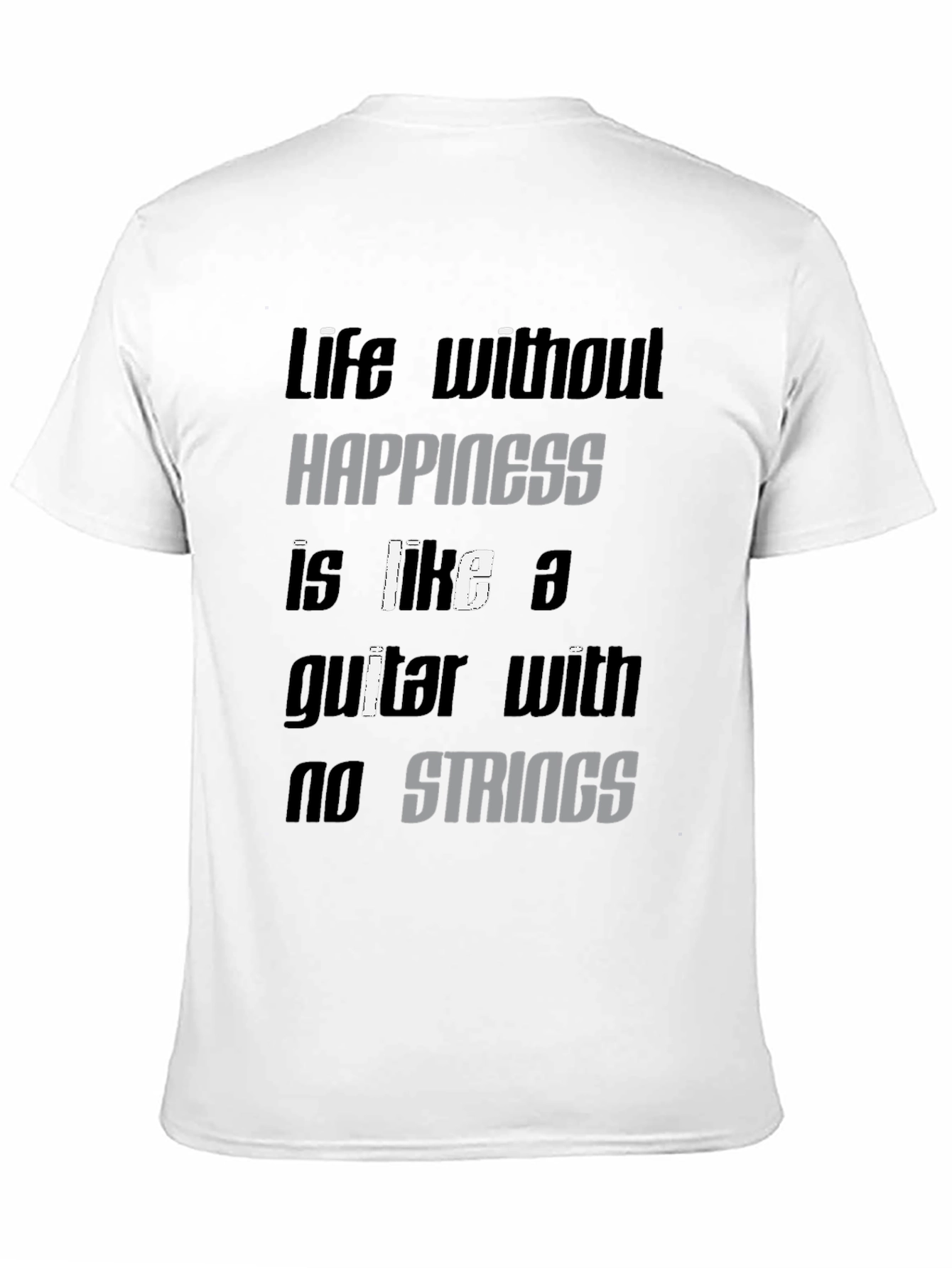 Life Without Happiness Graphic Tee - Black