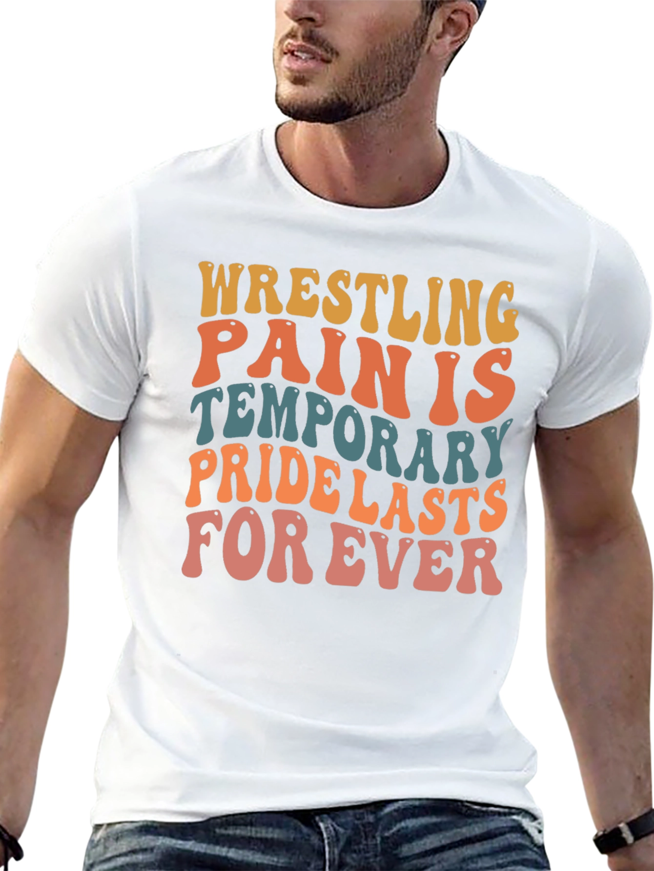 Wrestling Pain is Temporary Graphic Tee