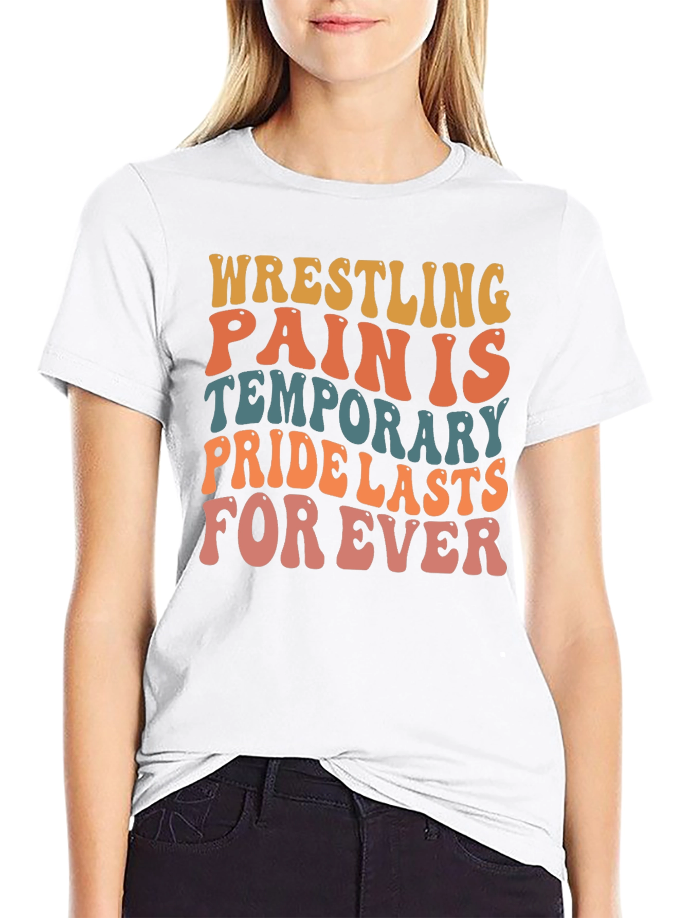 Wrestling Pain is Temporary Graphic Tee