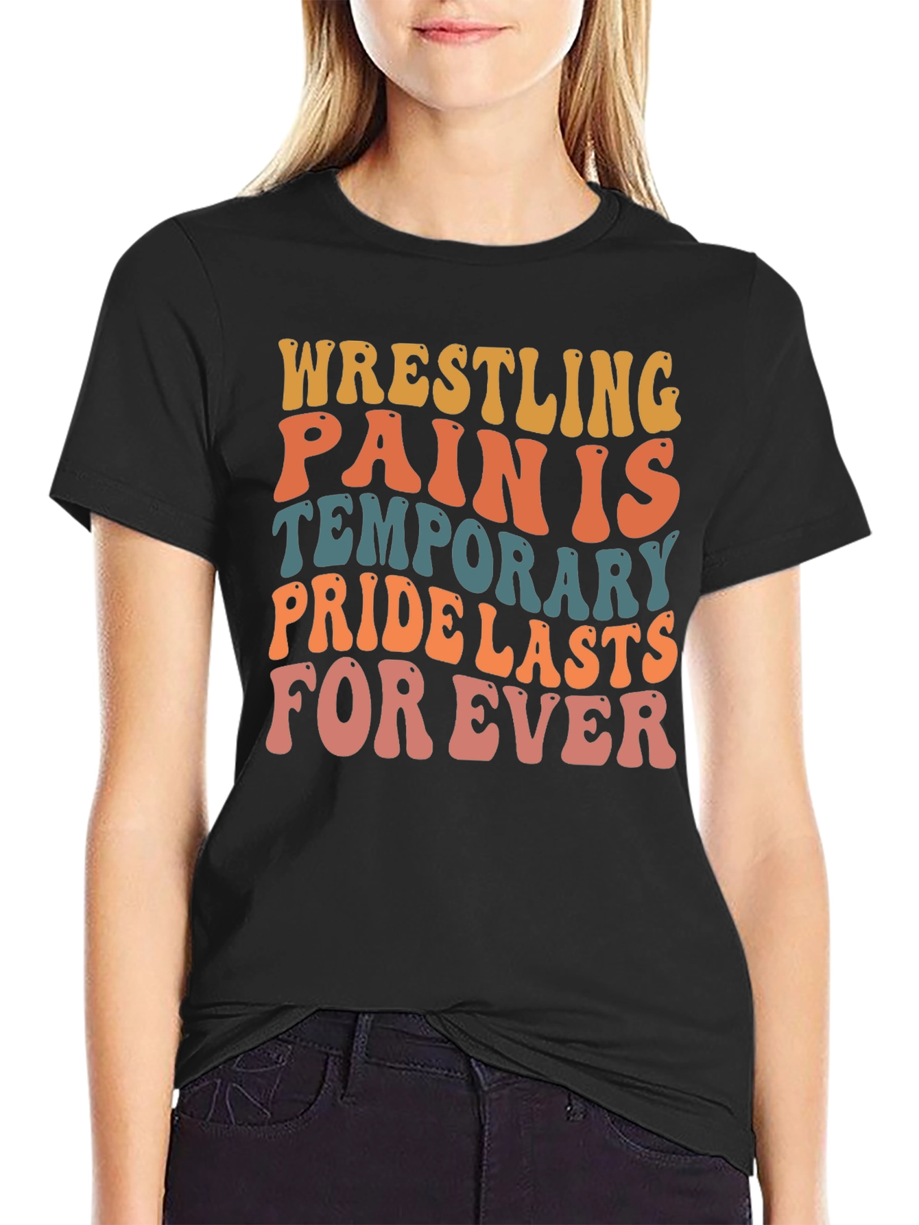 Wrestling Pain is Temporary Graphic Tee