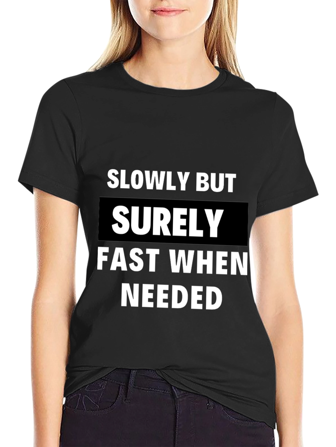 Slowly But Surely Mens Graphic T-Shirt