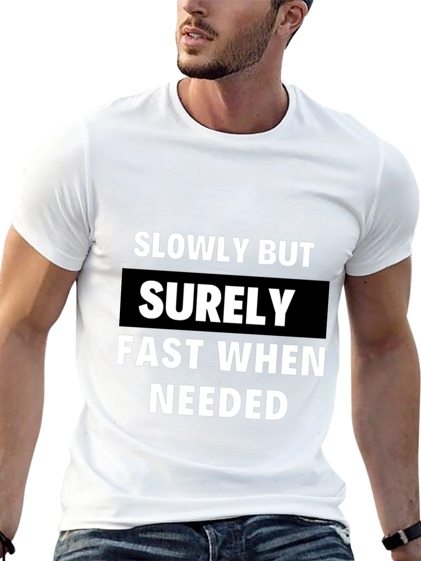 Slowly But Surely Mens Graphic T-Shirt