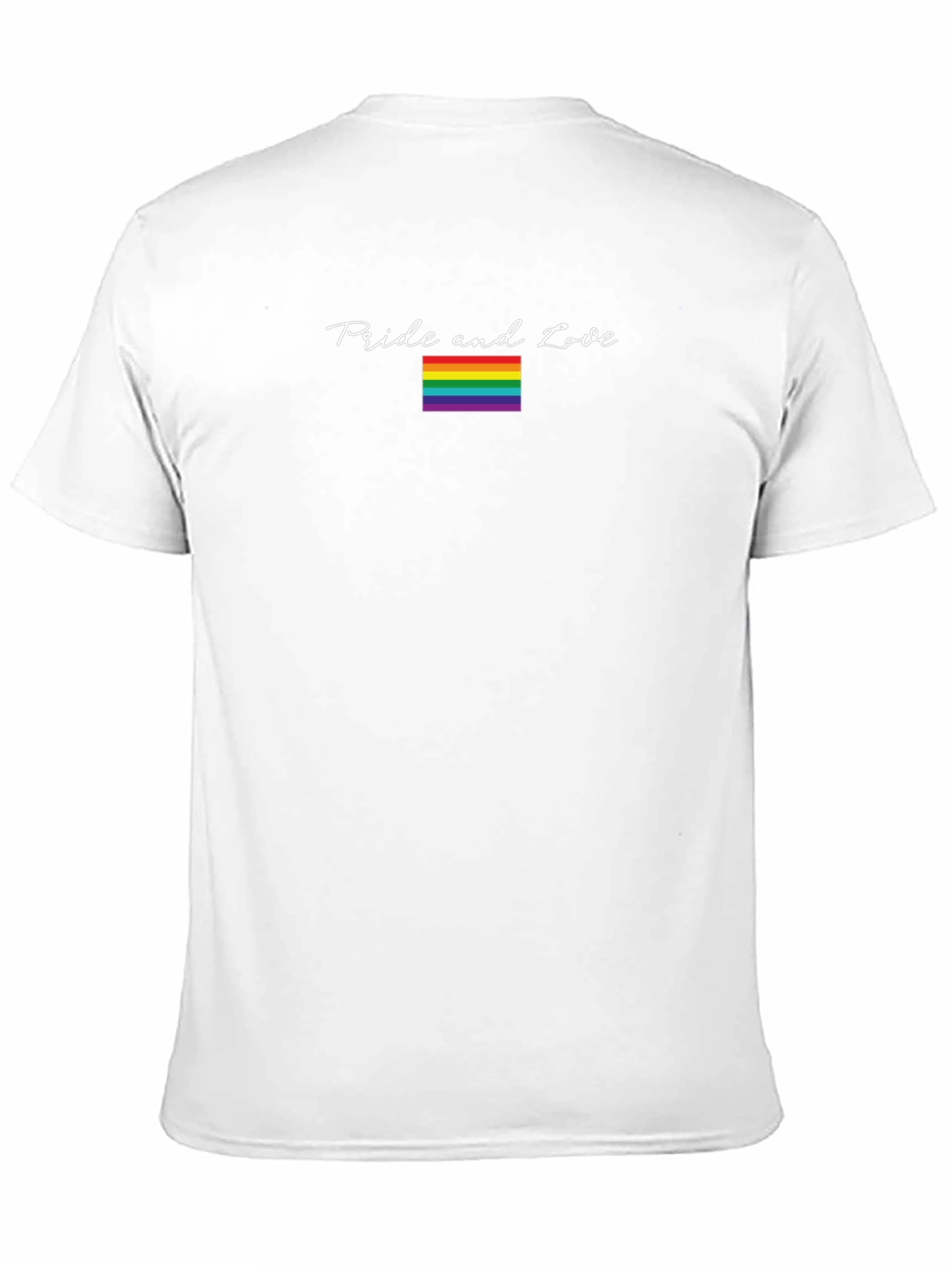 Pride and Love LGBT Rainbow Graphic Tee